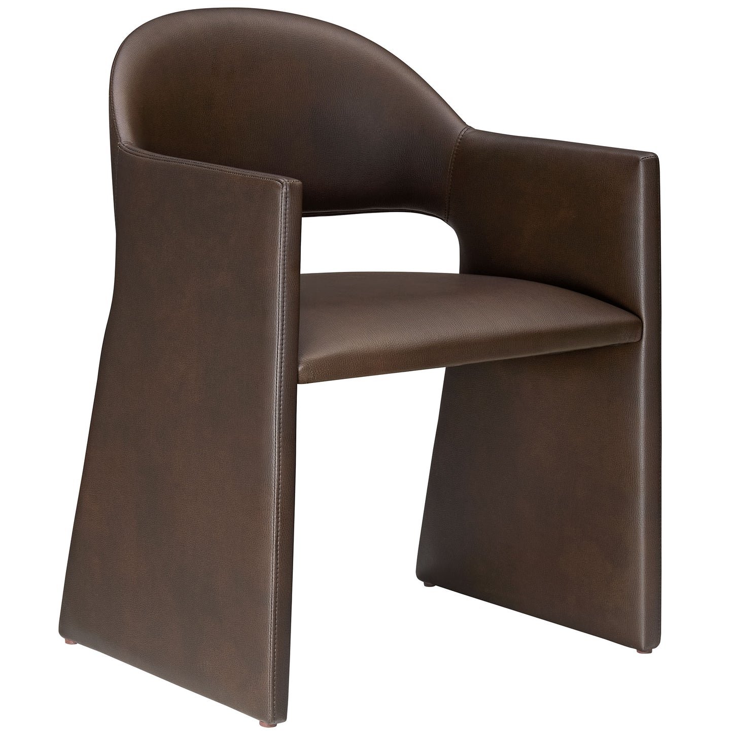 Talia Vegan Leather Dining Armchair by Modway EEI-7442 — Modern Dining Room Accent Chair