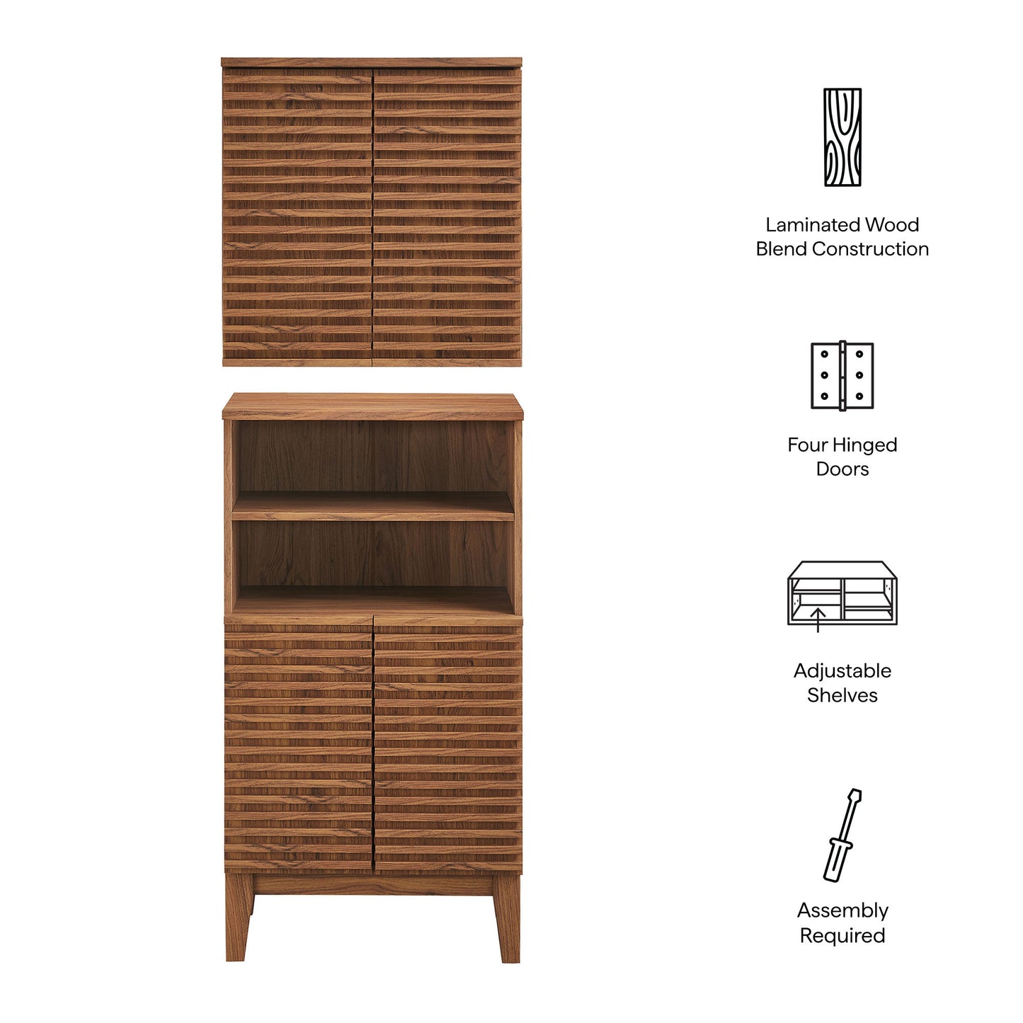 Render Bathroom Cabinet Set by Modway | Contemporary Bathroom Vanity Storage Unit