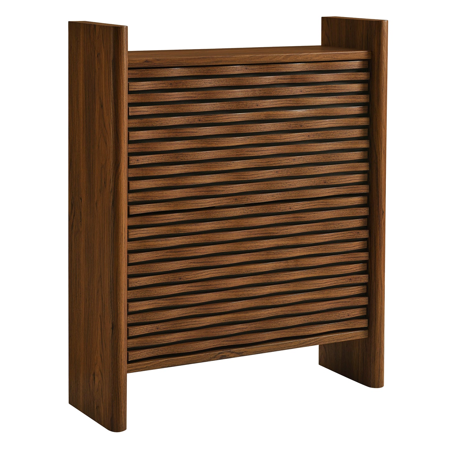 Emric Wave Shoe Cabinet by Modway EEI-7447-WAL