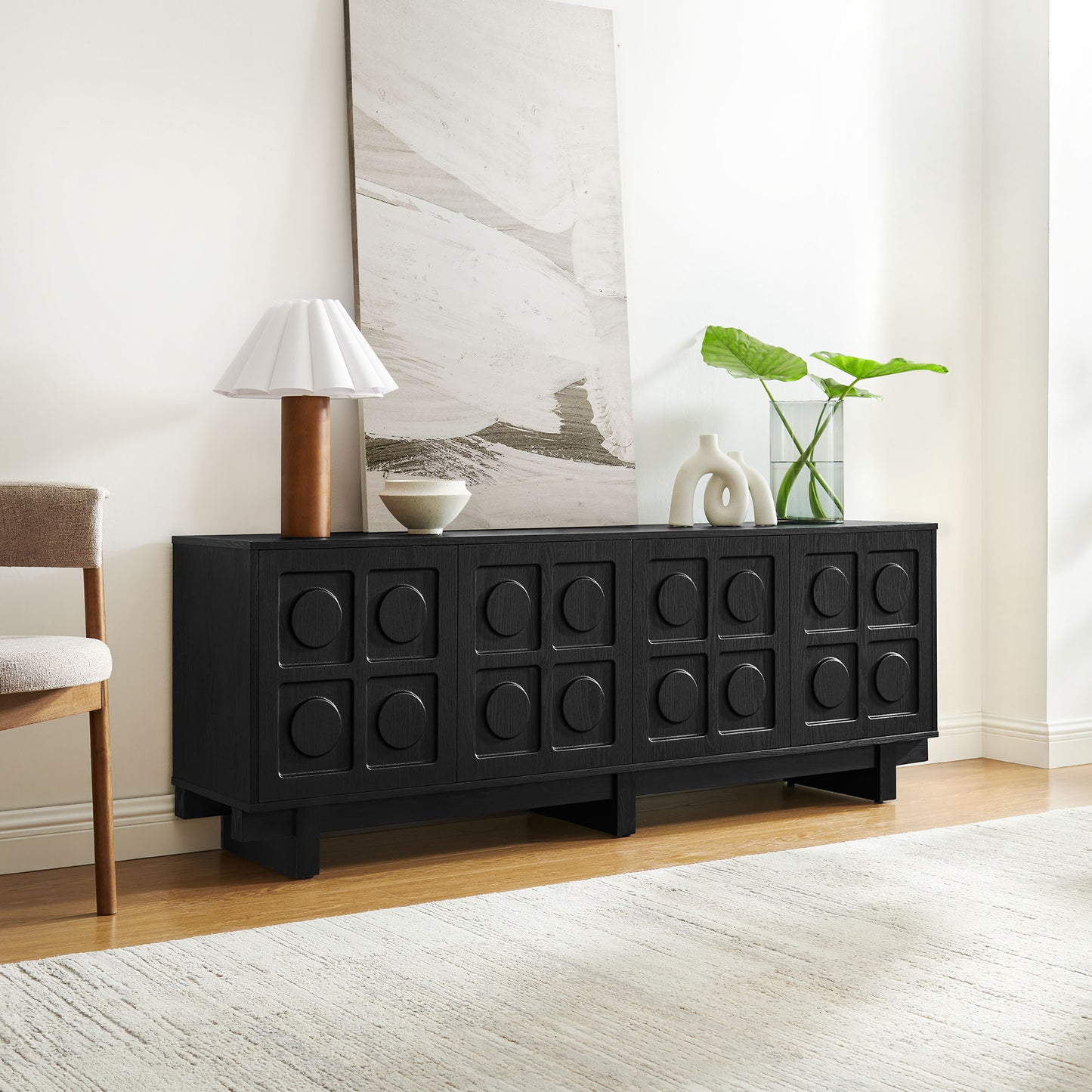Knox 71 Inch TV Stand by Modway EEI-7450-BLK