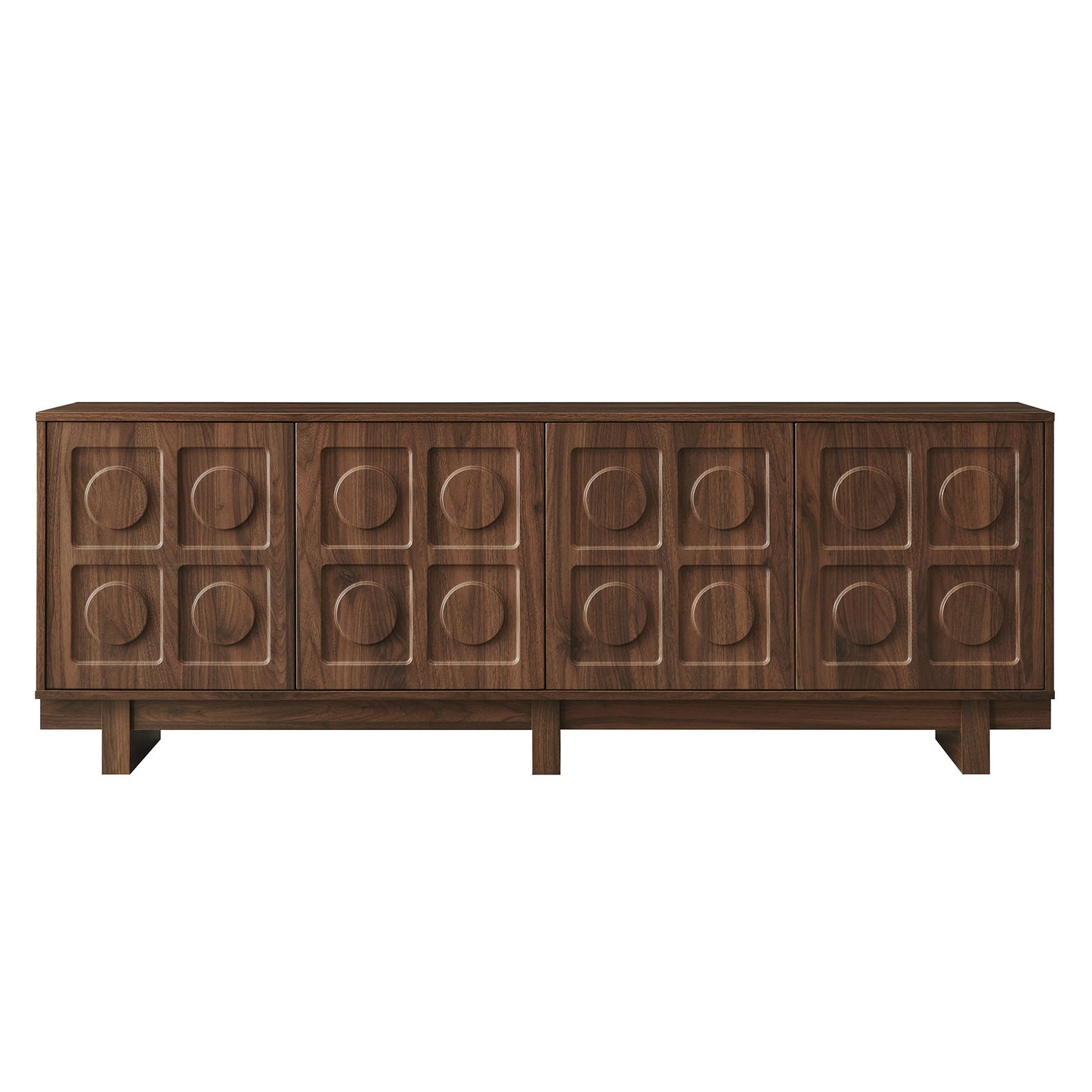 Knox TV Stand by Modway EEI-7450 - Mid-Century Inspired Media Console with Storage