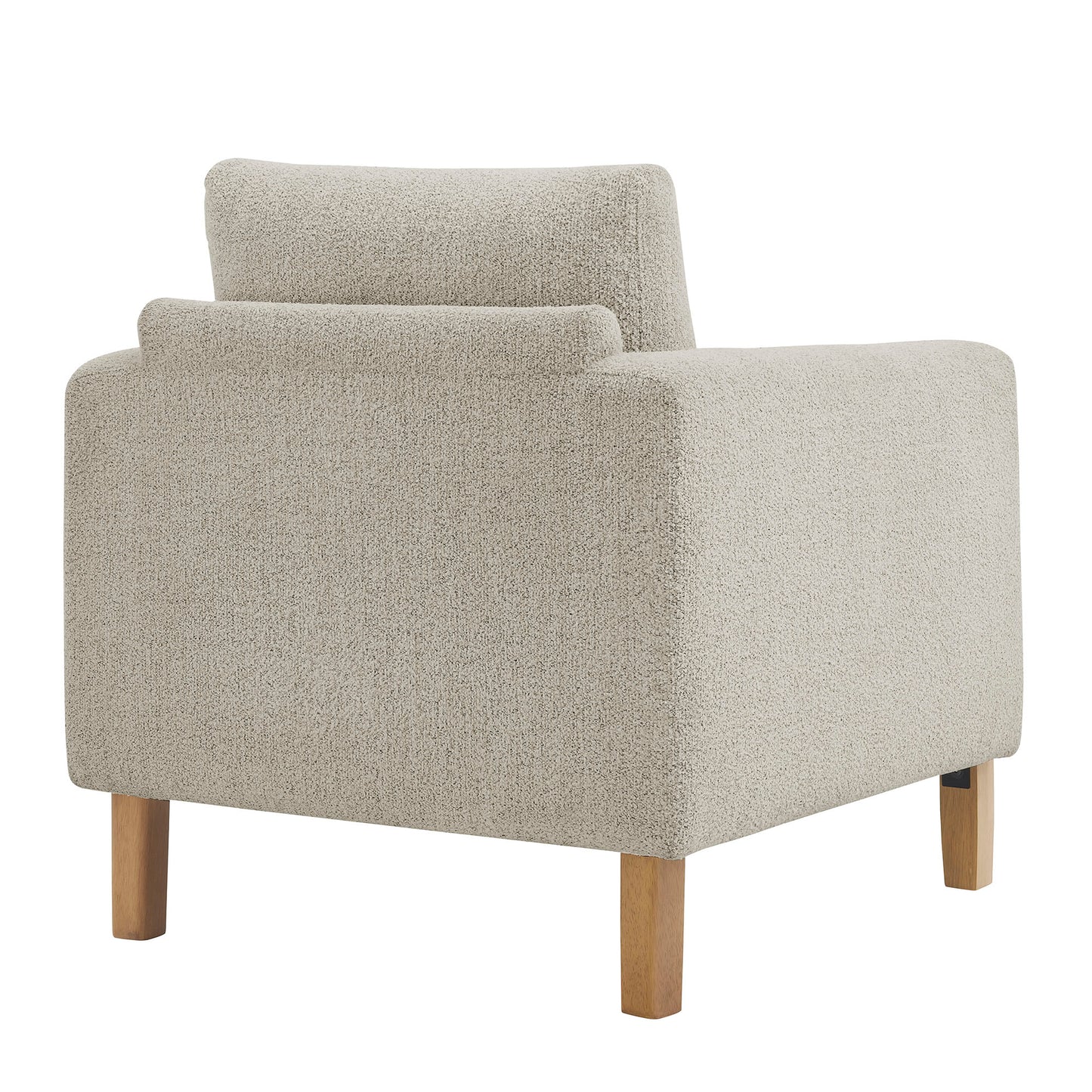 Hawken Boucle Fabric Accent Armchair by Modway Upholstered Modern Living Room Chair