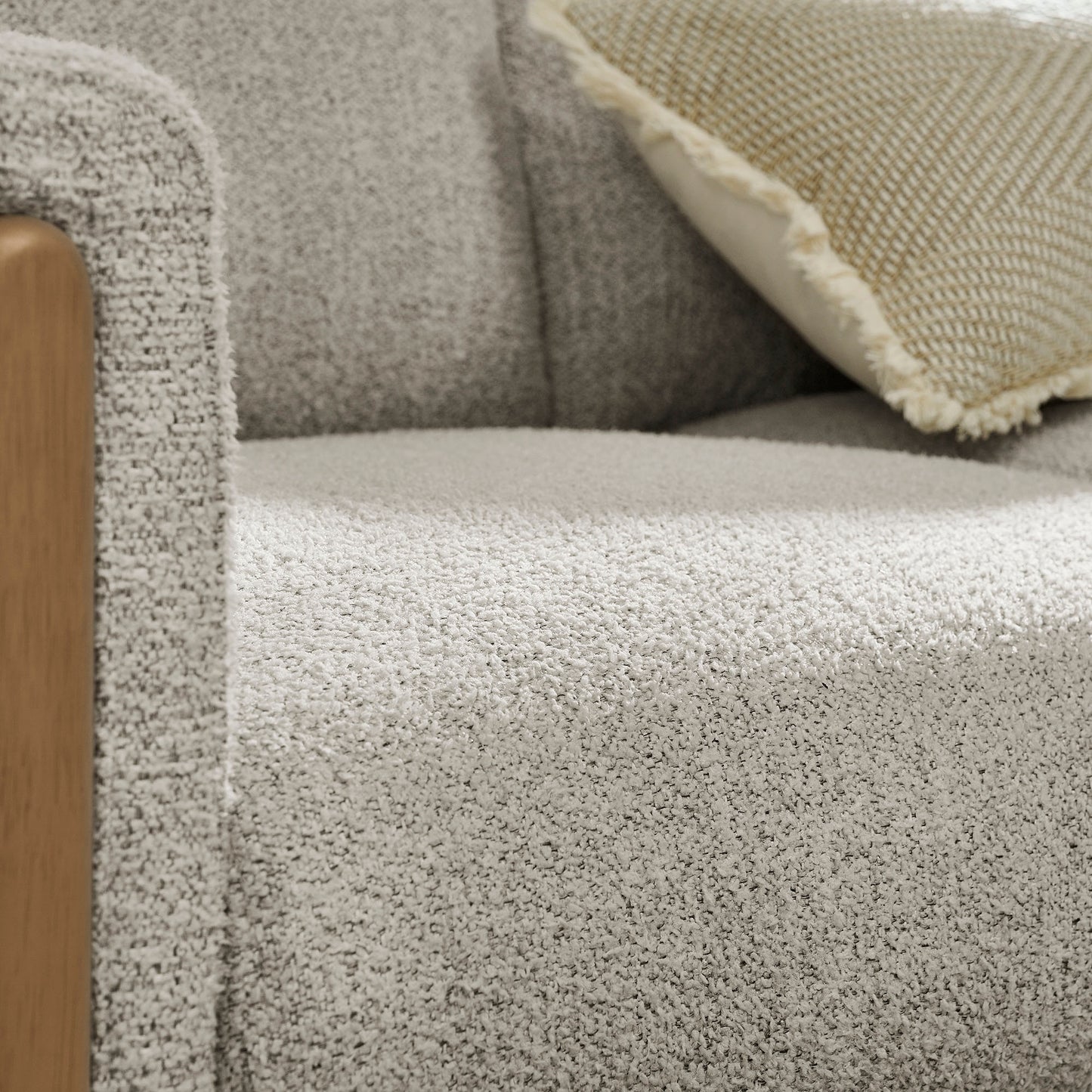 Hawken Boucle Fabric Accent Armchair by Modway Upholstered Modern Living Room Chair