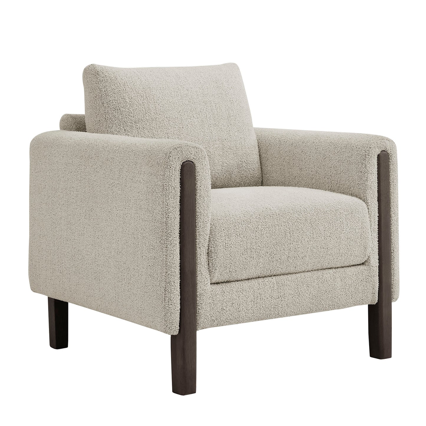 Hawken Boucle Fabric Accent Armchair by Modway Upholstered Modern Living Room Chair