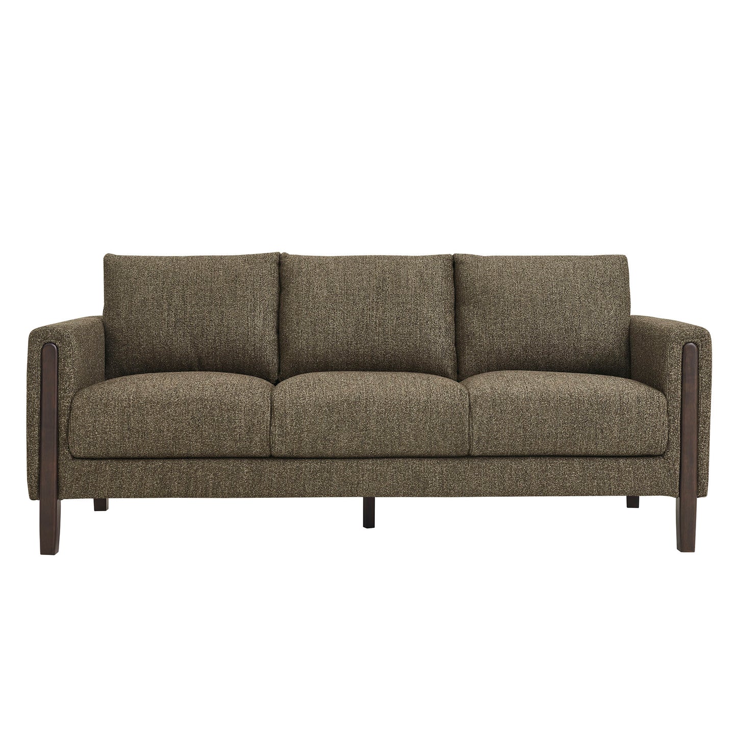 Hawken Boucle Fabric Sofa by Modway - Plush Boucle Upholstered Modern Living Room Sofa