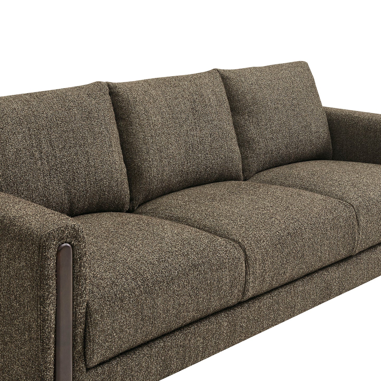 Hawken Boucle Fabric Sofa by Modway - Plush Boucle Upholstered Modern Living Room Sofa