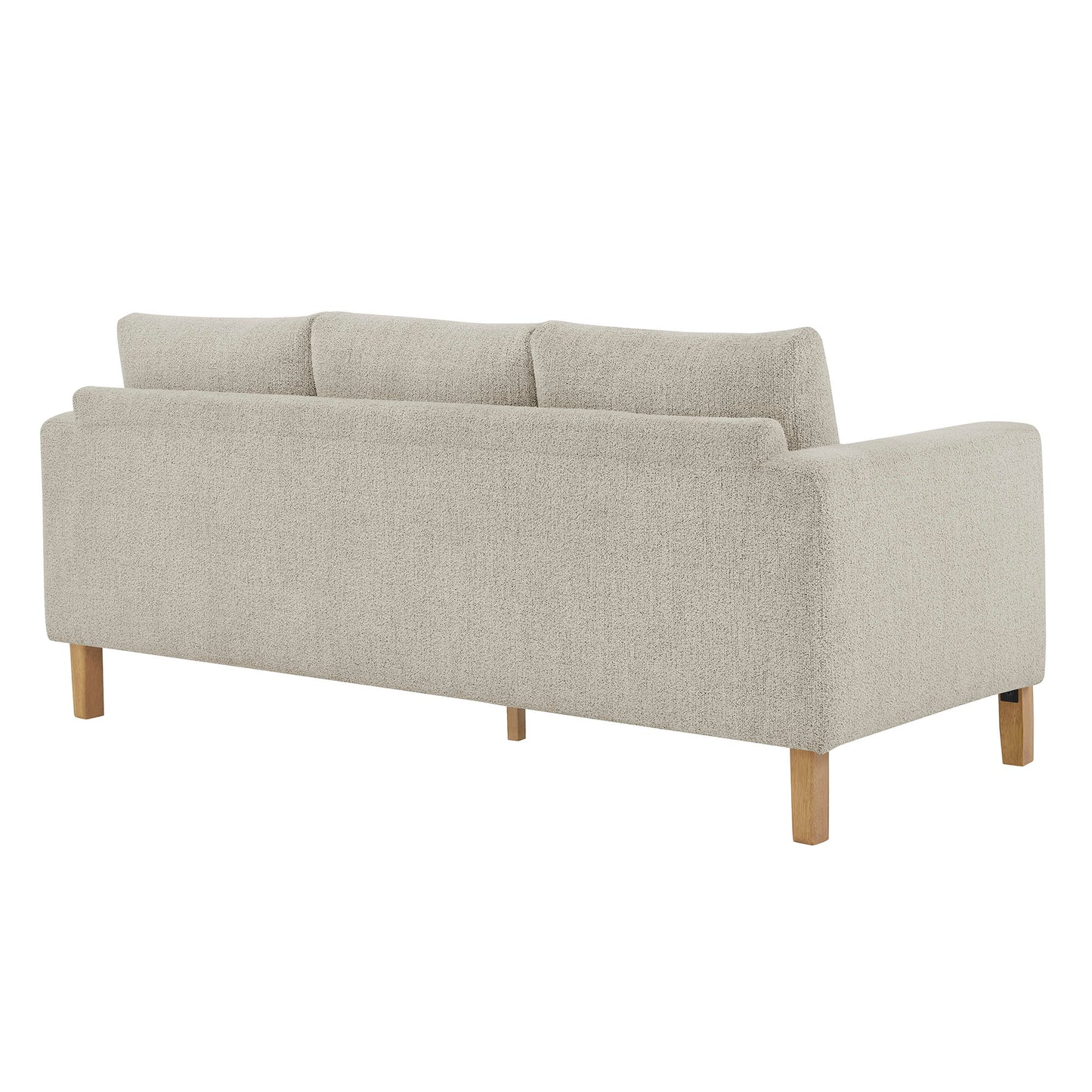 Hawken Boucle Fabric Sofa by Modway - Plush Boucle Upholstered Modern Living Room Sofa