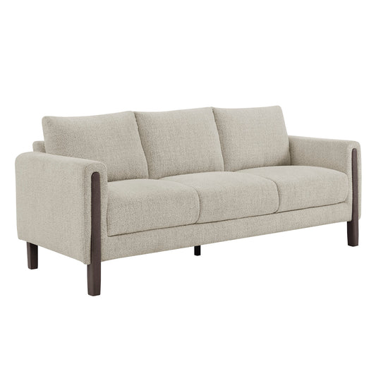 Hawken Boucle Fabric Sofa by Modway - Plush Boucle Upholstered Modern Living Room Sofa
