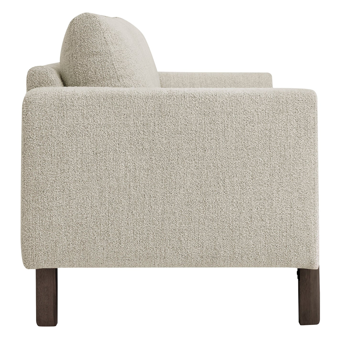 Hawken Boucle Fabric Sofa by Modway - Plush Boucle Upholstered Modern Living Room Sofa