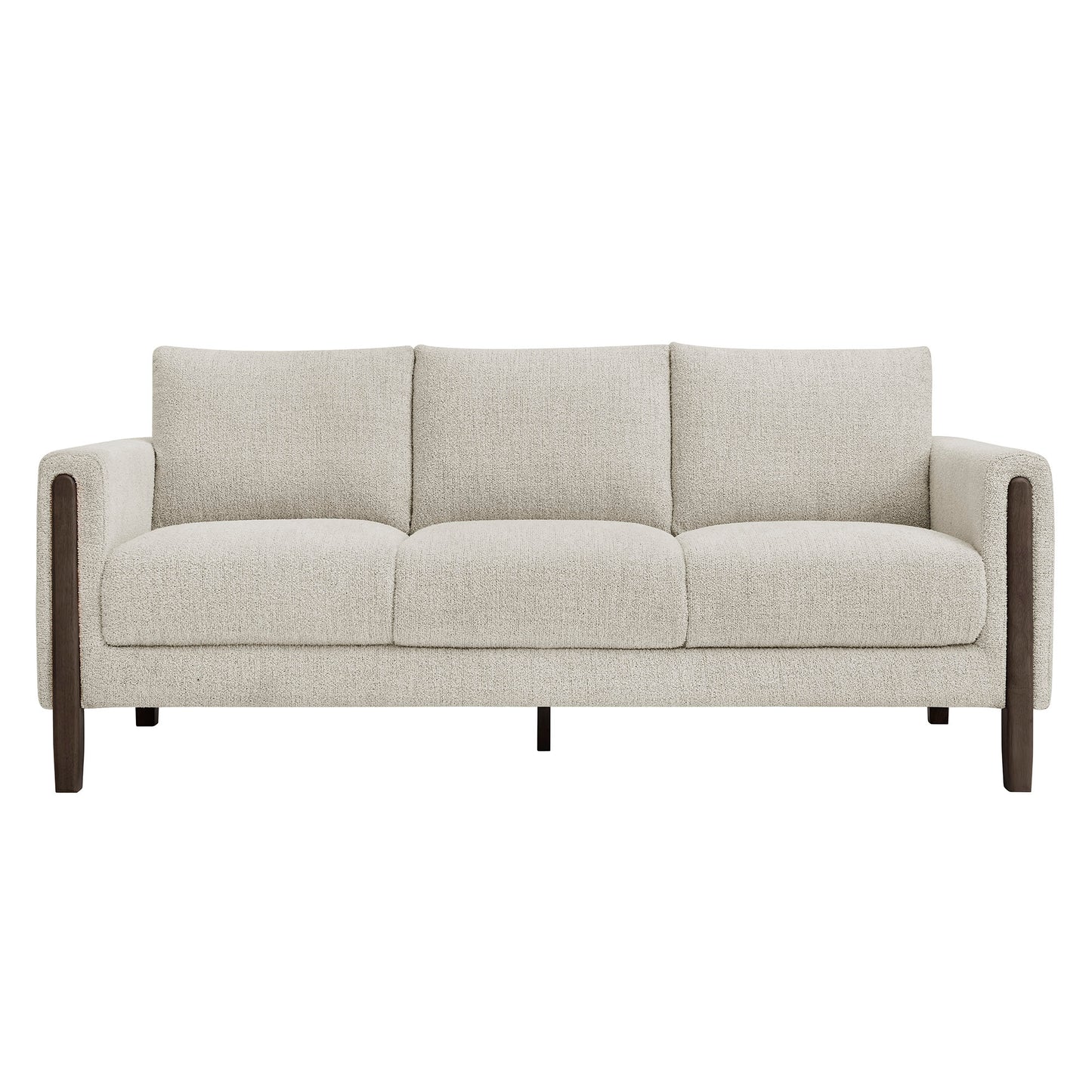 Hawken Boucle Fabric Sofa by Modway - Plush Boucle Upholstered Modern Living Room Sofa