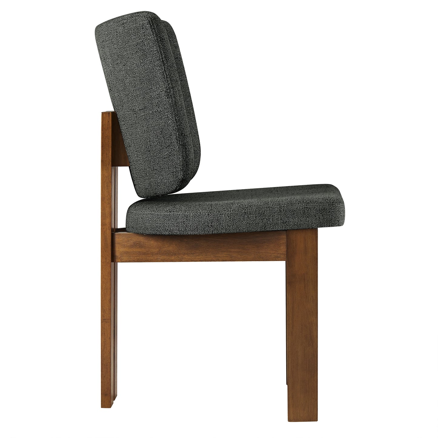 Alba Armless Upholstered Dining Chairs Set Of 2 by Modway EEI-7465-CHA