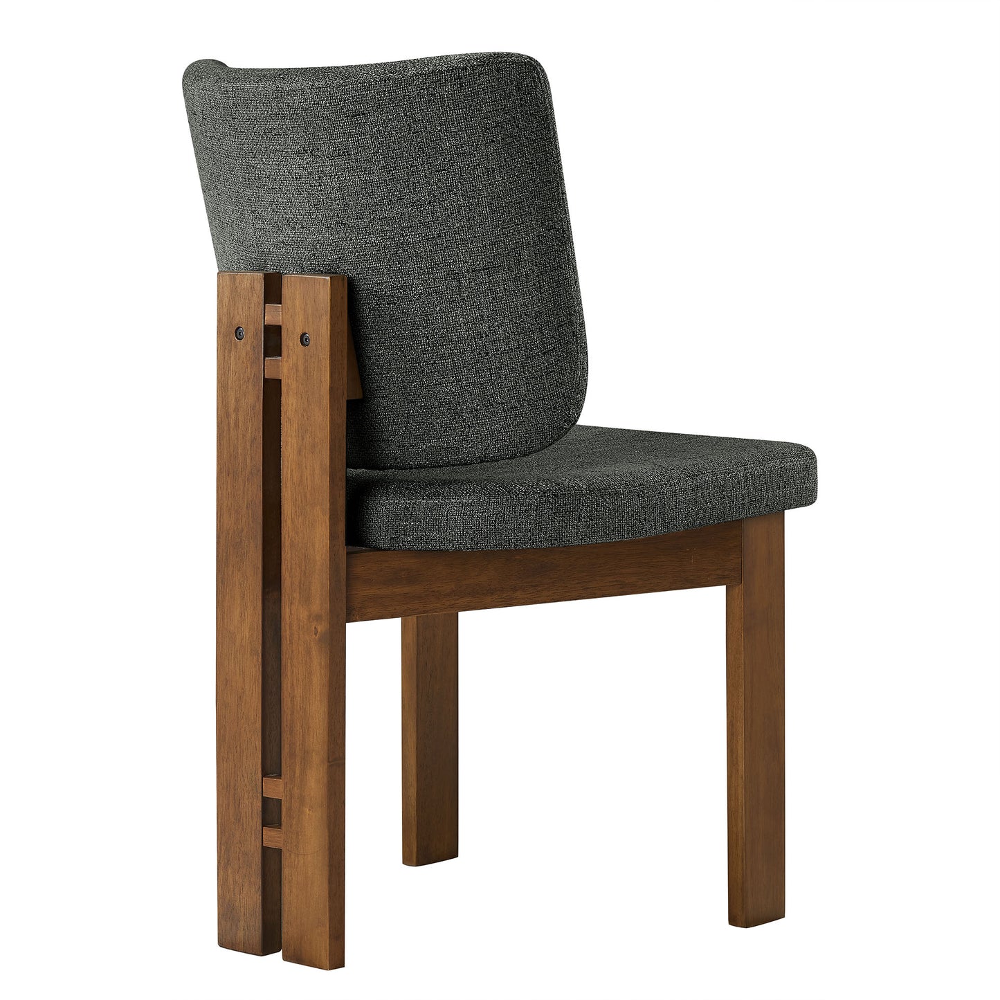 Alba Armless Upholstered Dining Chairs Set Of 2 by Modway EEI-7465-CHA