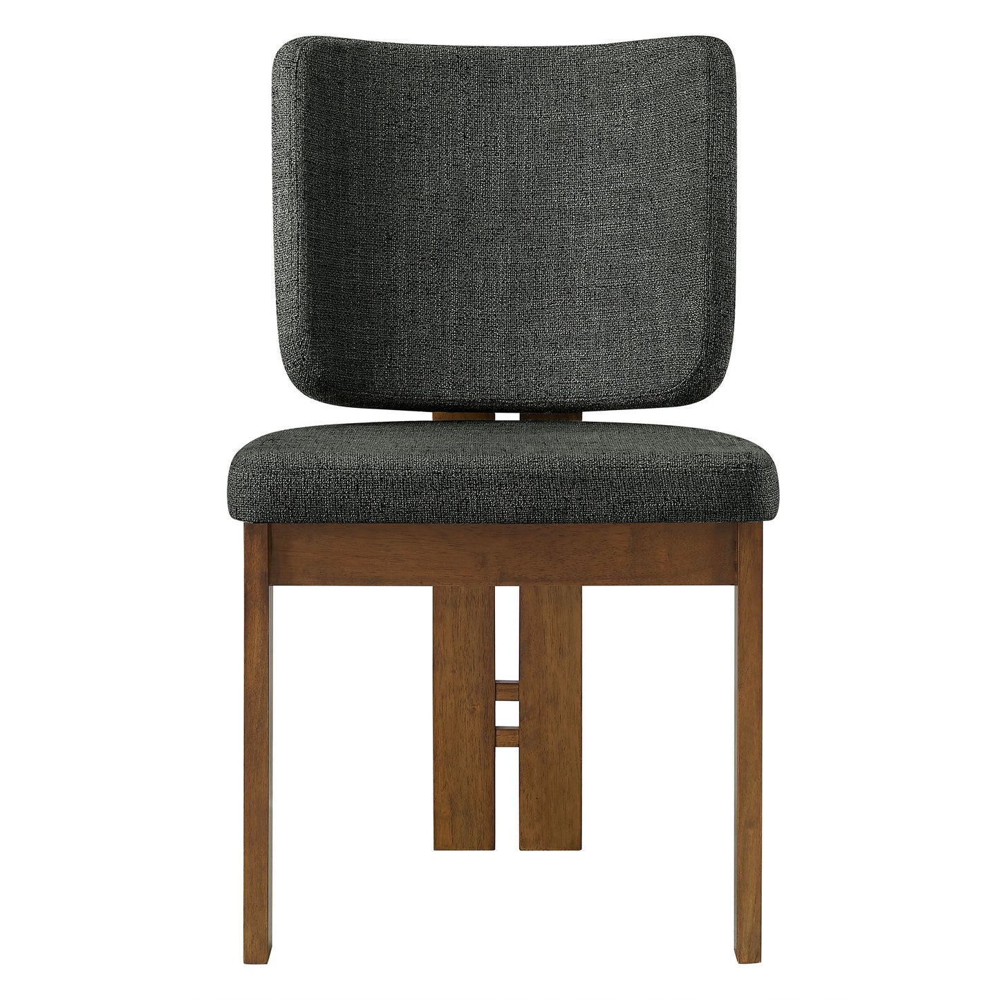 Alba Armless Upholstered Dining Chairs Set Of 2 by Modway EEI-7465-CHA
