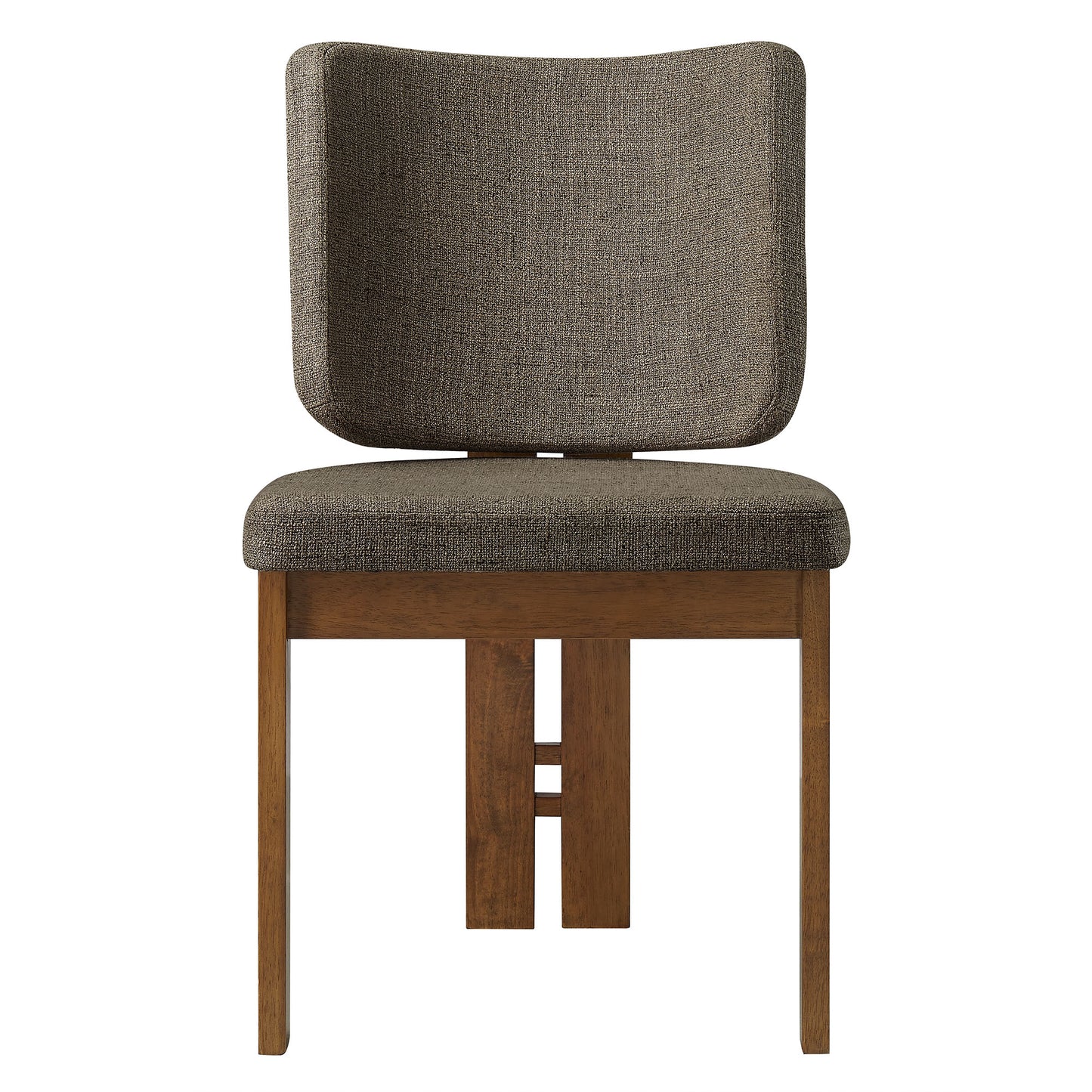 Alba Armless Upholstered Dining Chairs Set of 2 by Modway EEI-7465 Contemporary