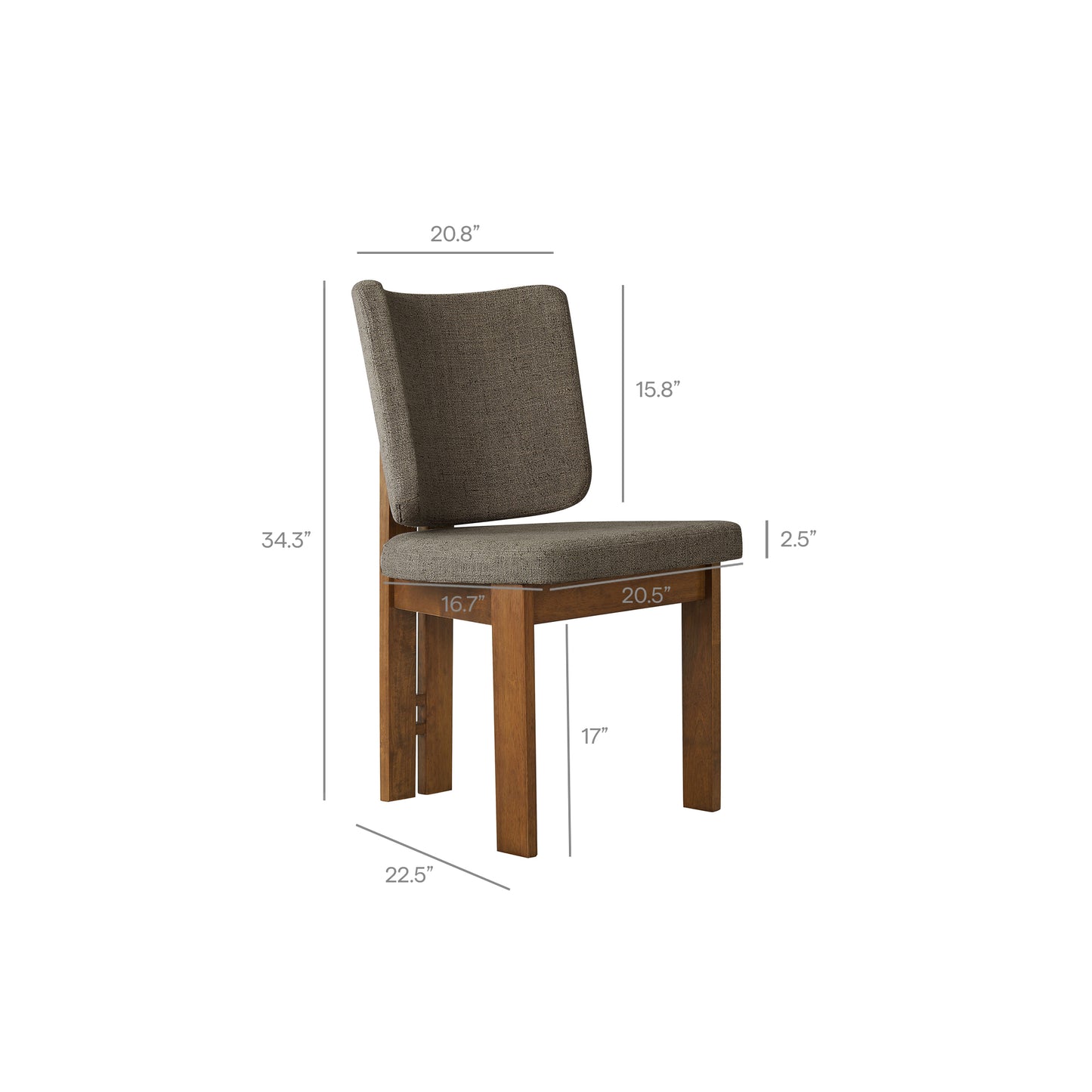 Alba 7-Piece Dining Set by Modway EEI-7483-WAL-TAU