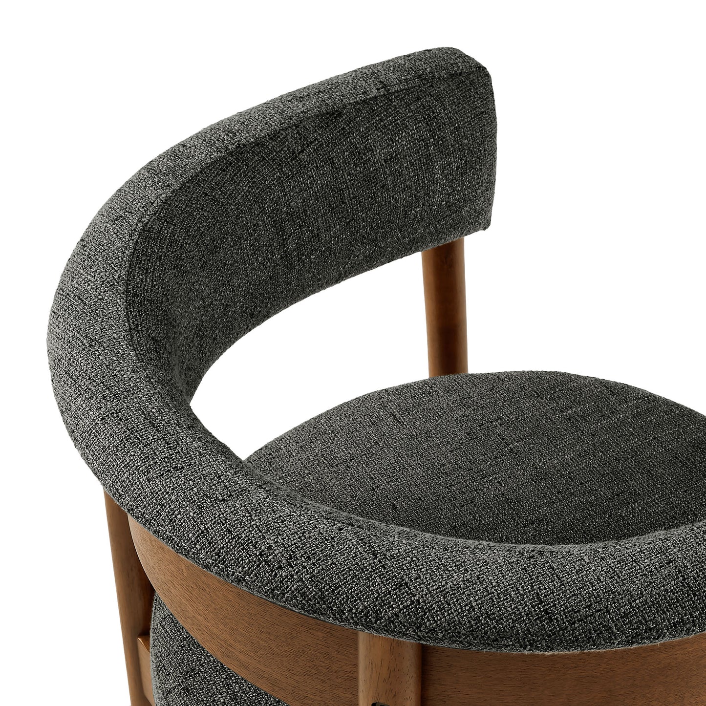 Clea Curved Upholstered Dining Chairs Set Of 2 by Modway EEI-7467 - Modern Dining Room