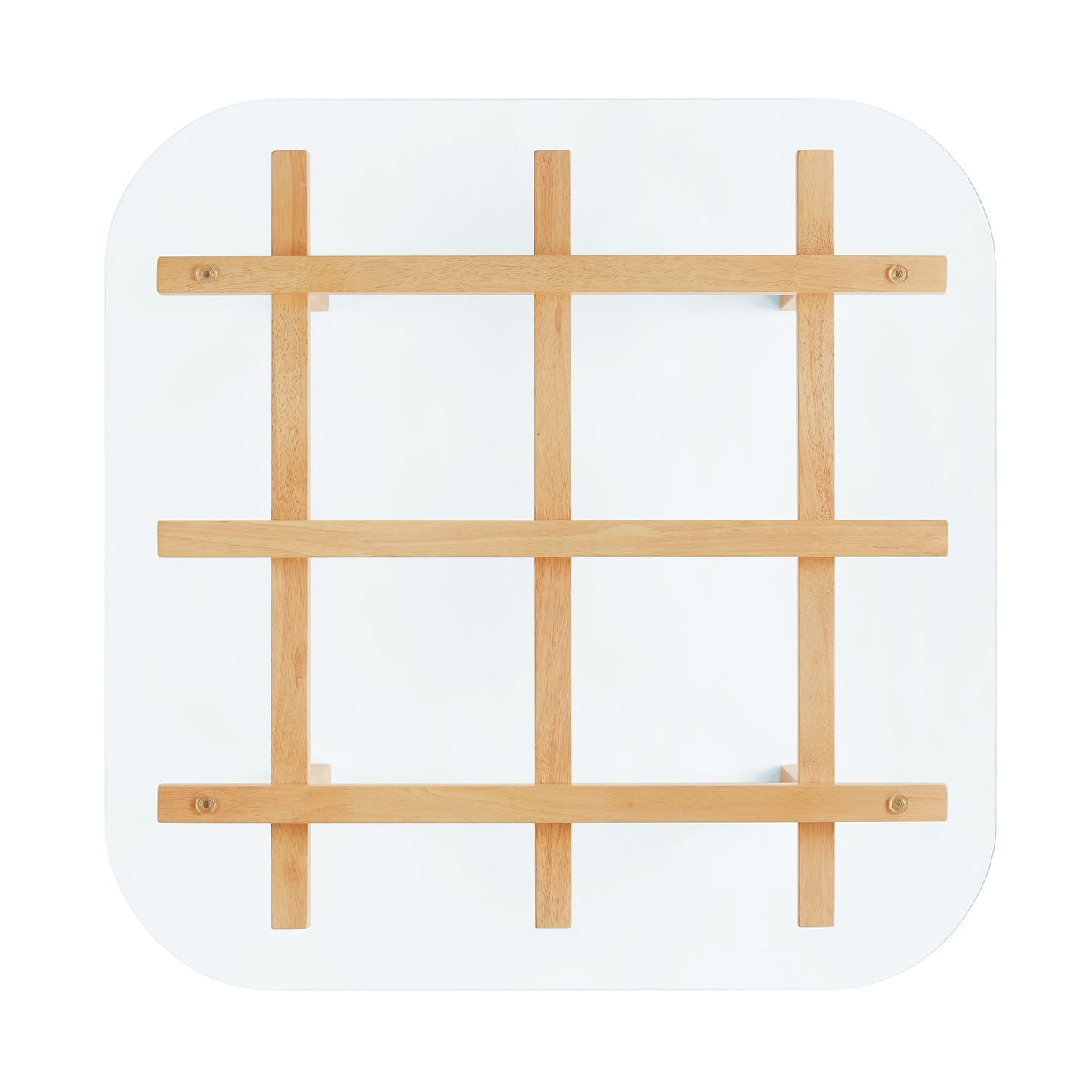 Isby 35 Inch Tempered Glass Coffee Table by Modway EEI-7468, Modern Design