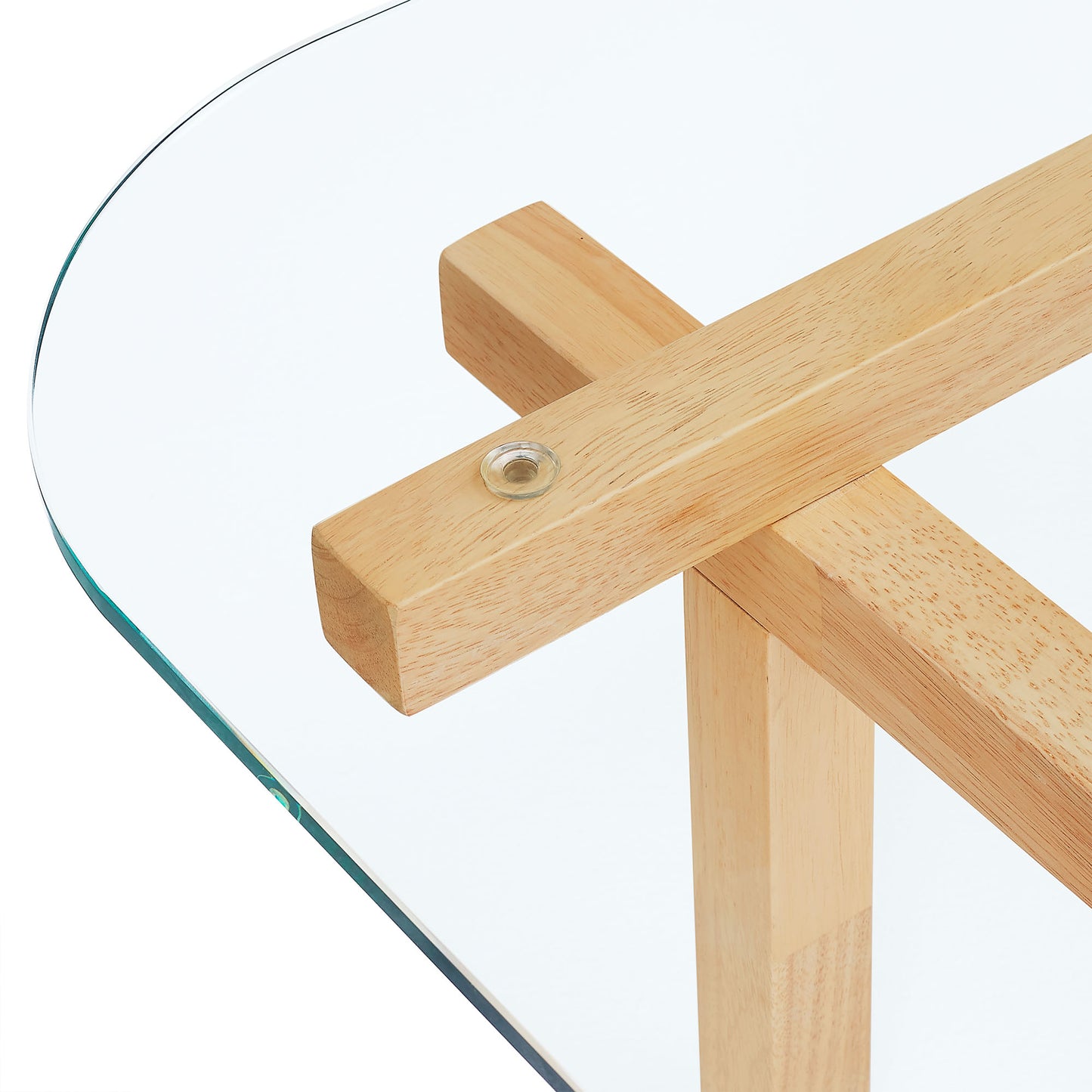 Isby 35 Inch Tempered Glass Coffee Table by Modway EEI-7468, Modern Design