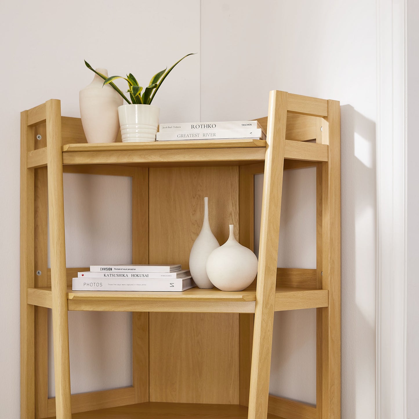 Bixby 71 Inch Corner Bookshelf by Modway EEI-7469-OAK