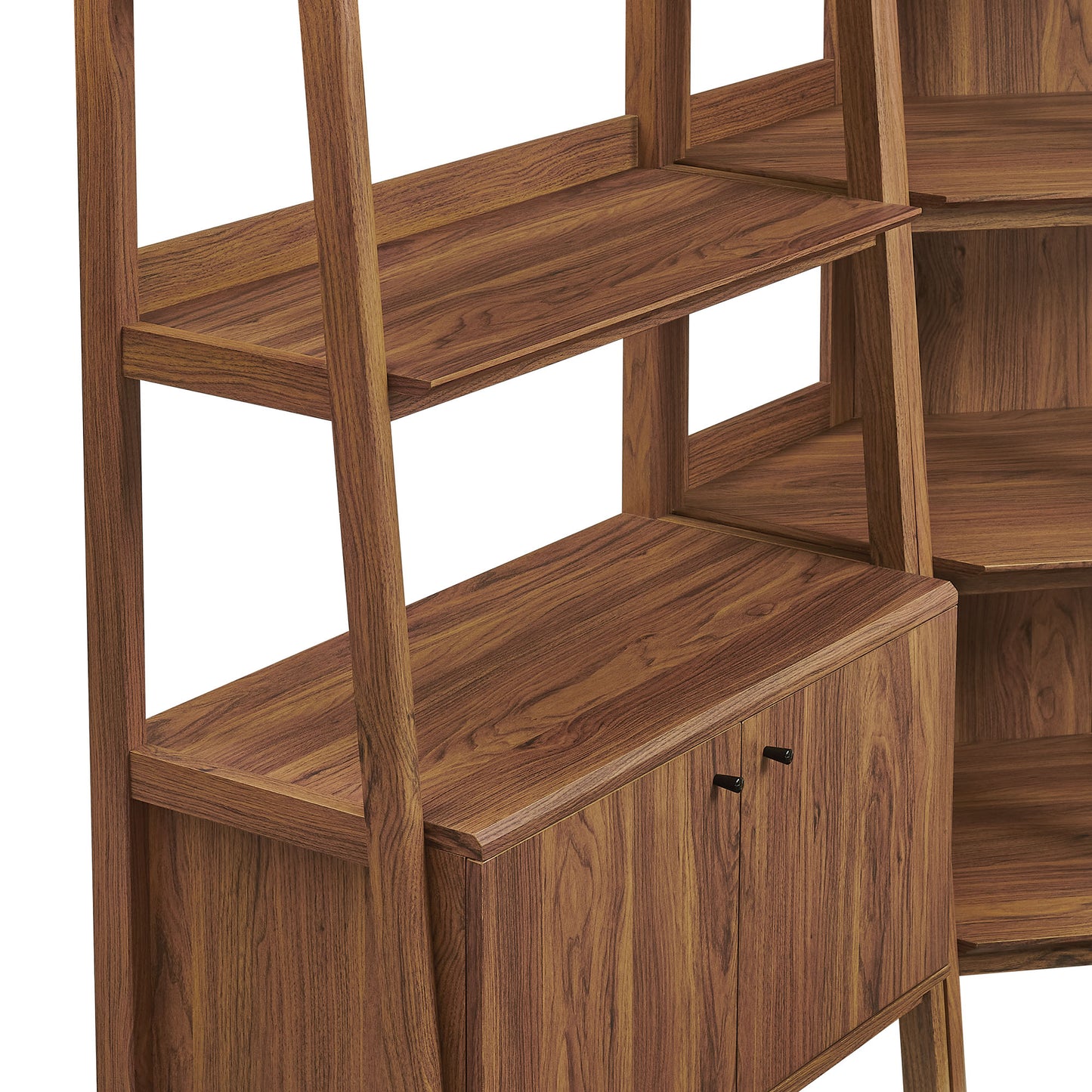 Bixby 3-Piece Corner Bookshelf Set with Wide Bookshelves by Modway EEI-7471-WAL