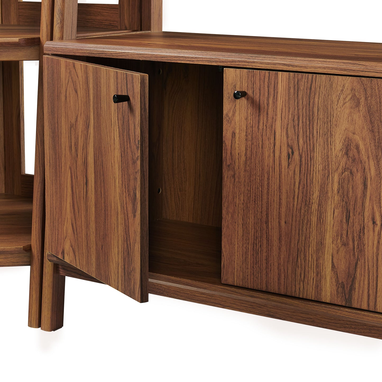 Bixby 3-Piece Corner Bookshelf Set with Wide Bookshelves by Modway EEI-7471-WAL