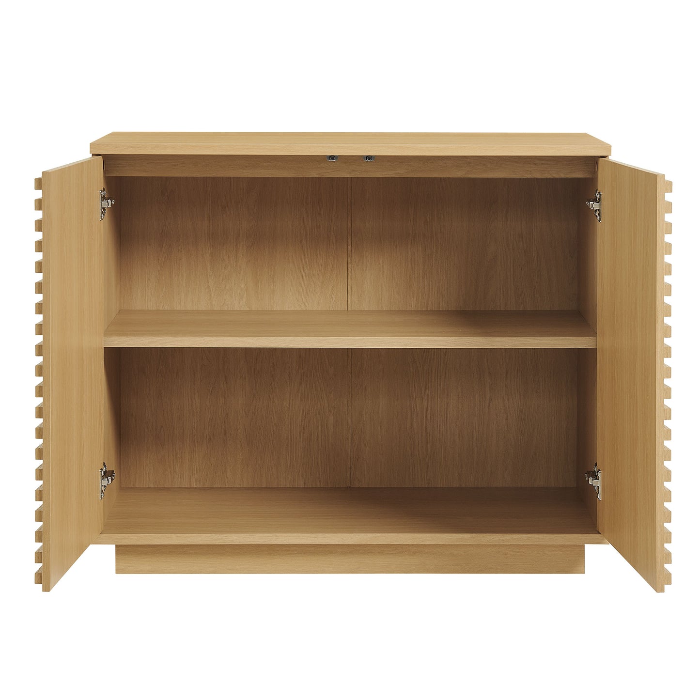 Render 2-Door Fluted Accent Cabinet by Modway – Contemporary Storage Cabinet for Home