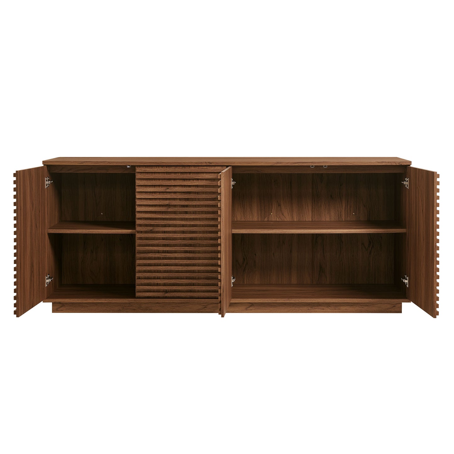 Render 4-Door Modern Fluted Sideboard Cabinet TV Stand by Modway EEI-7477