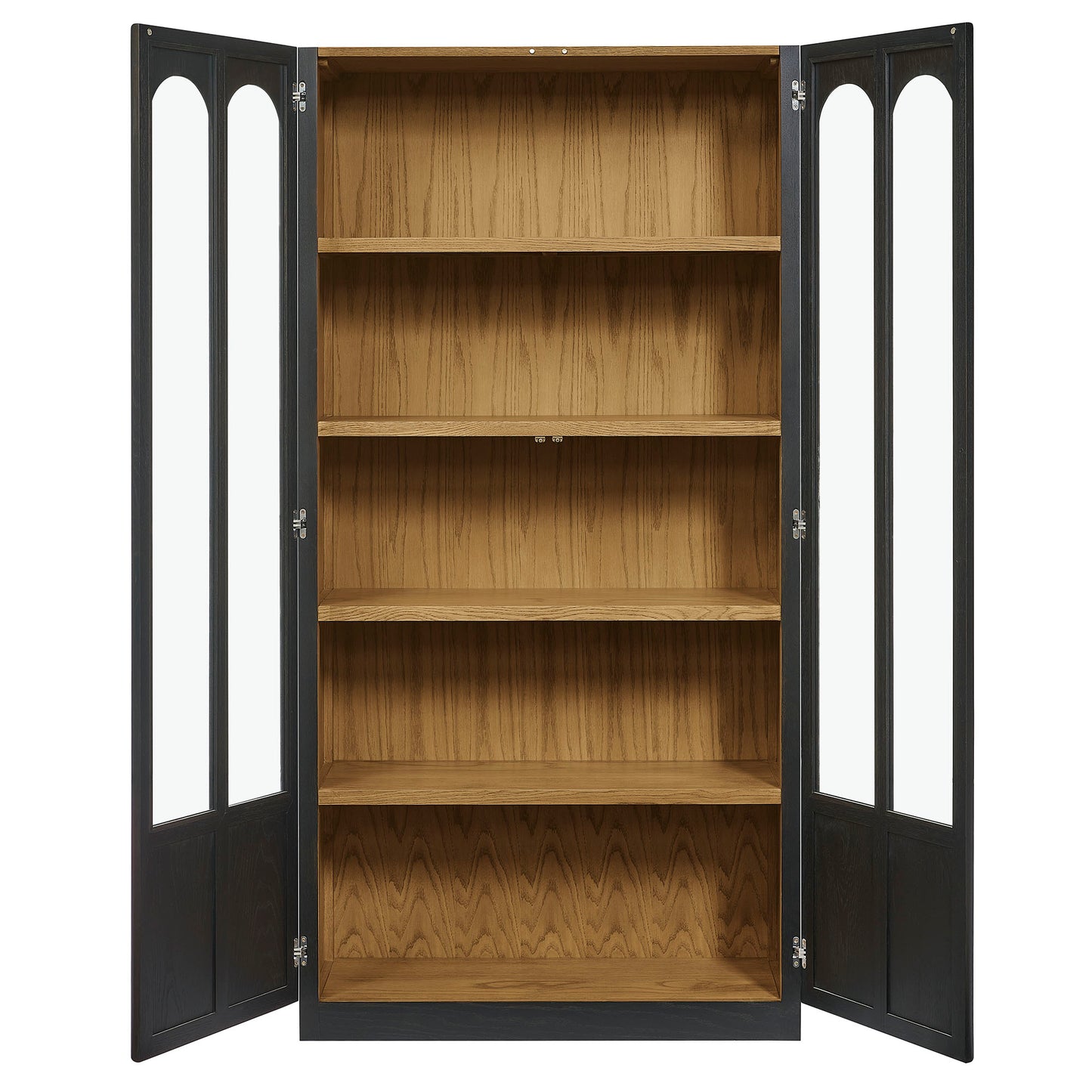 Anwen Solid Wood and Glass Display Cabinet by Modway