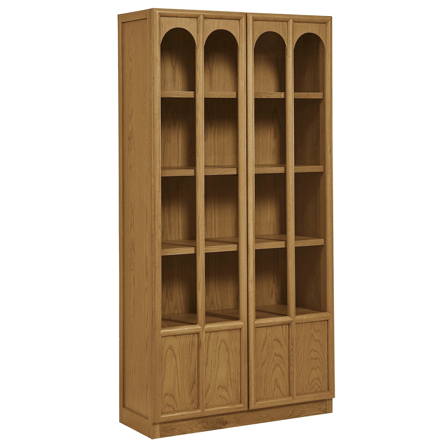Anwen Solid Wood and Glass Display Cabinet by Modway