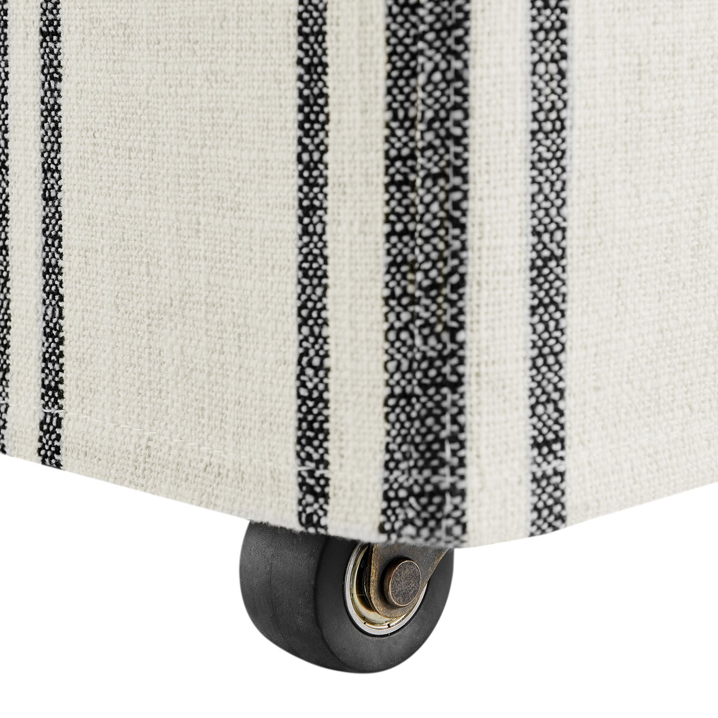 Tessera Striped Slipcovered Dining Side Chair by Modway EEI-7486-BLK
