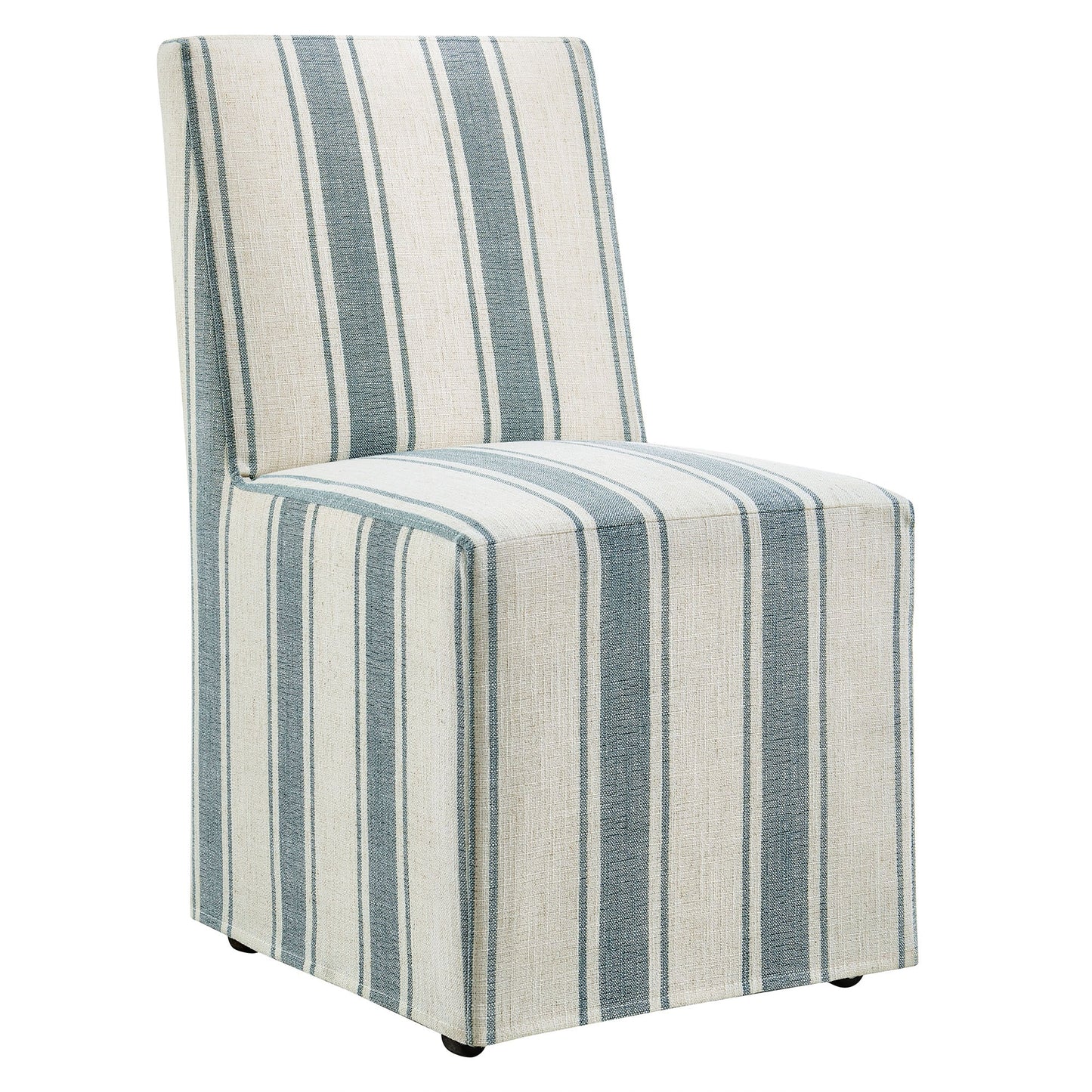 Tessera Striped Slipcovered Dining Side Chair by Modway
