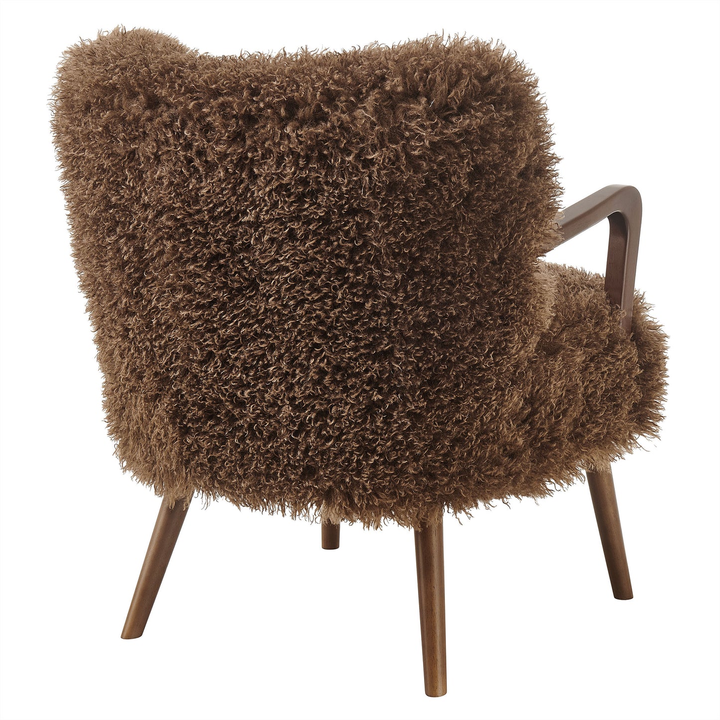 Zerra Faux Shearling Accent Armchair by Modway