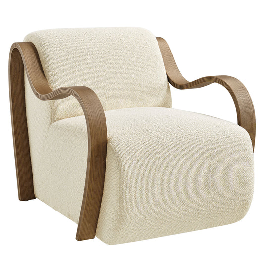 Atrium Lattice Boucle Accent Armchair by Modway