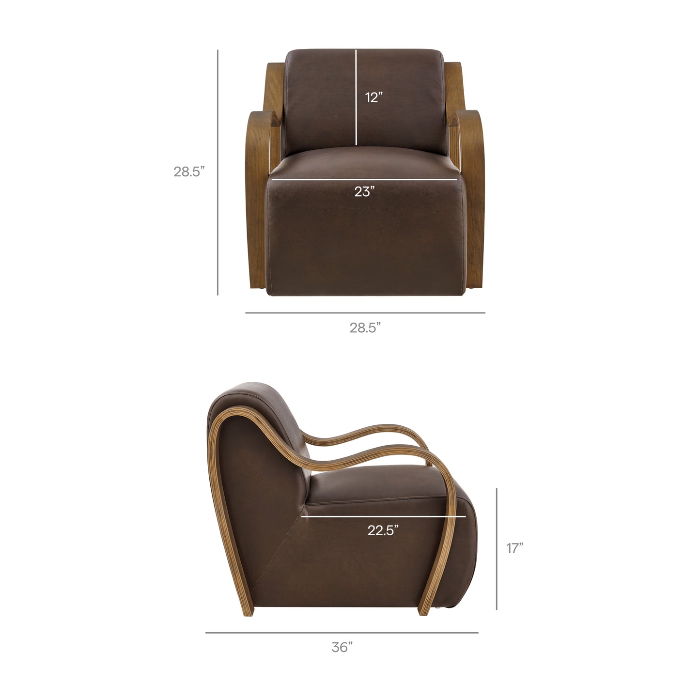 Atrium Vegan Leather Accent Armchair by Modway EEI-7491-ESP
