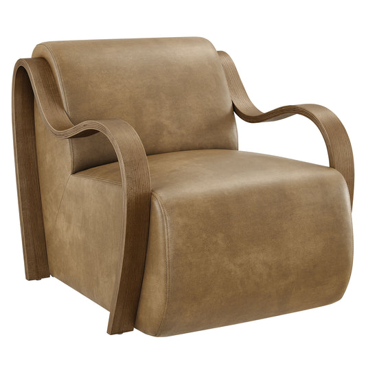 Atrium Vegan Leather Accent Armchair by Modway EEI-7491-TST