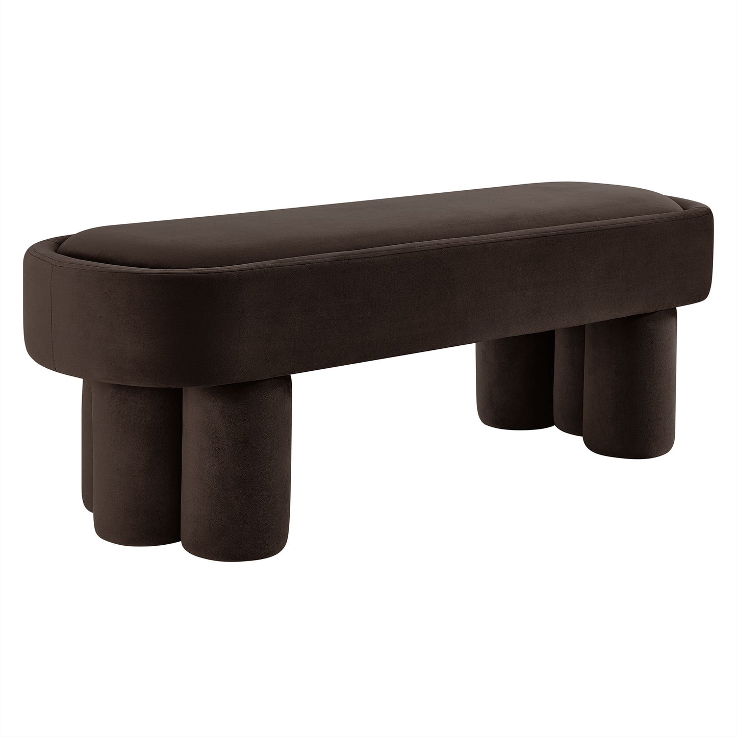 Mossi Oval Performance Velvet Accent Bench by Modway EEI-7492-CHB