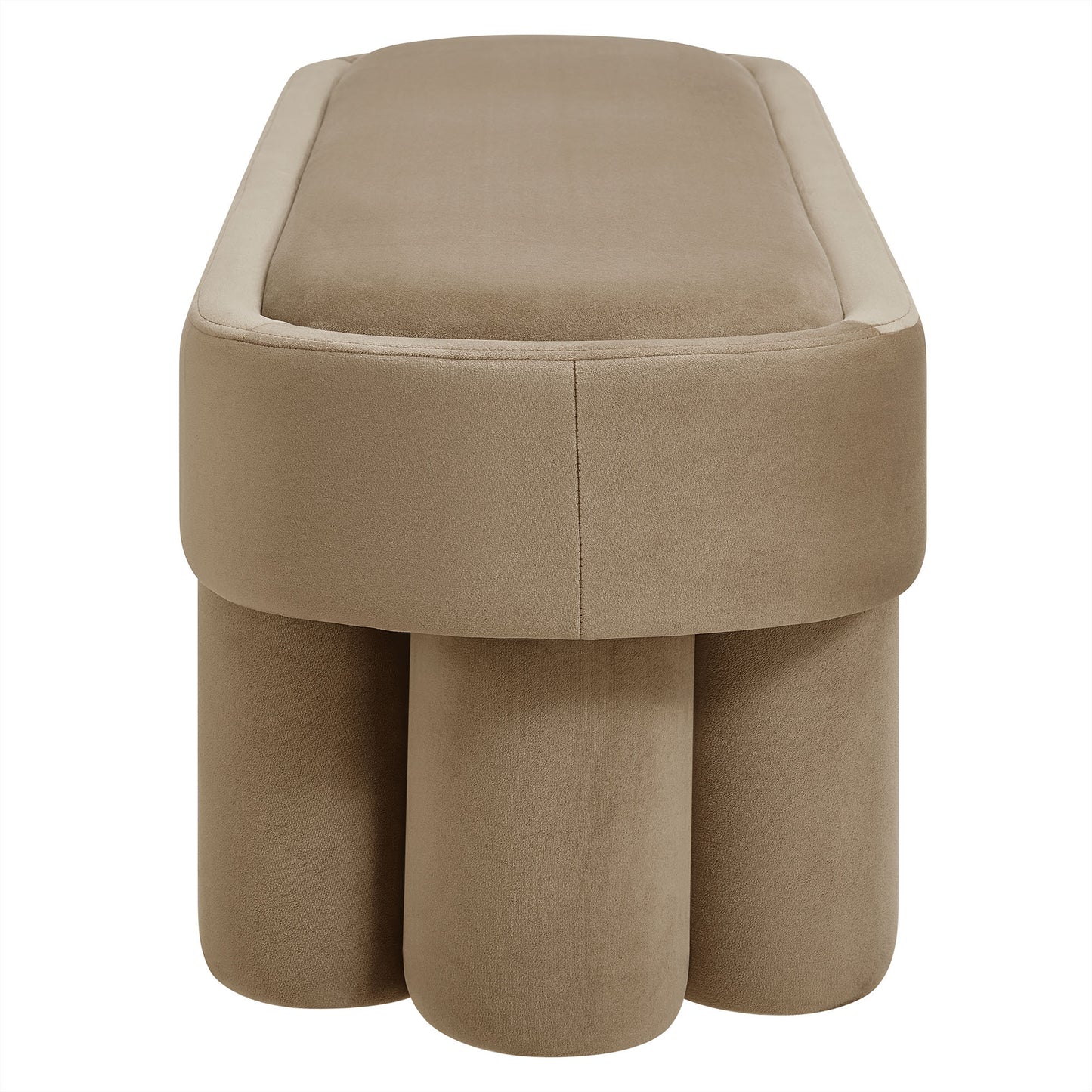 Mossi Oval Performance Velvet Accent Bench by Modway EEI-7492-TAU