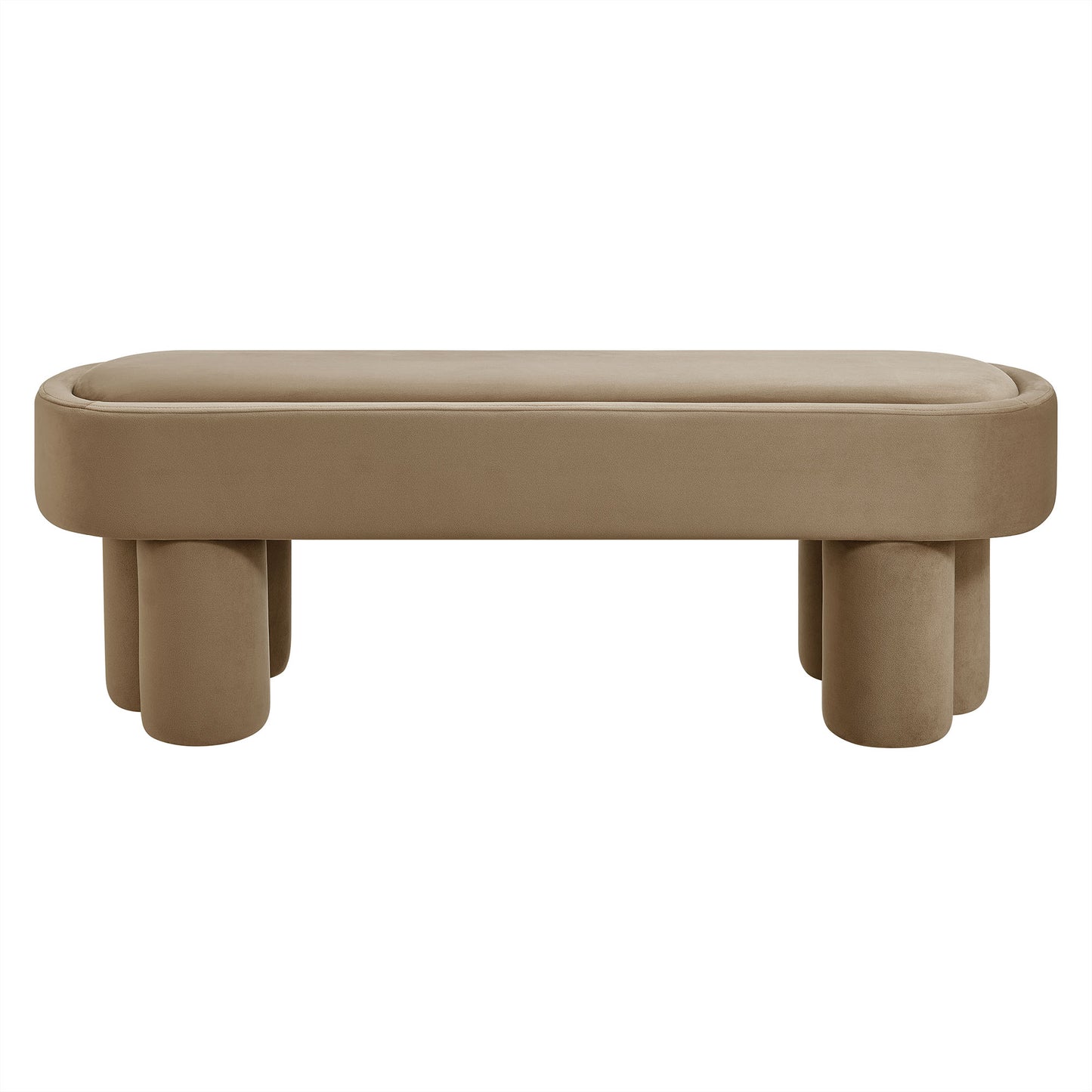 Mossi Oval Performance Velvet Accent Bench by Modway EEI-7492-TAU