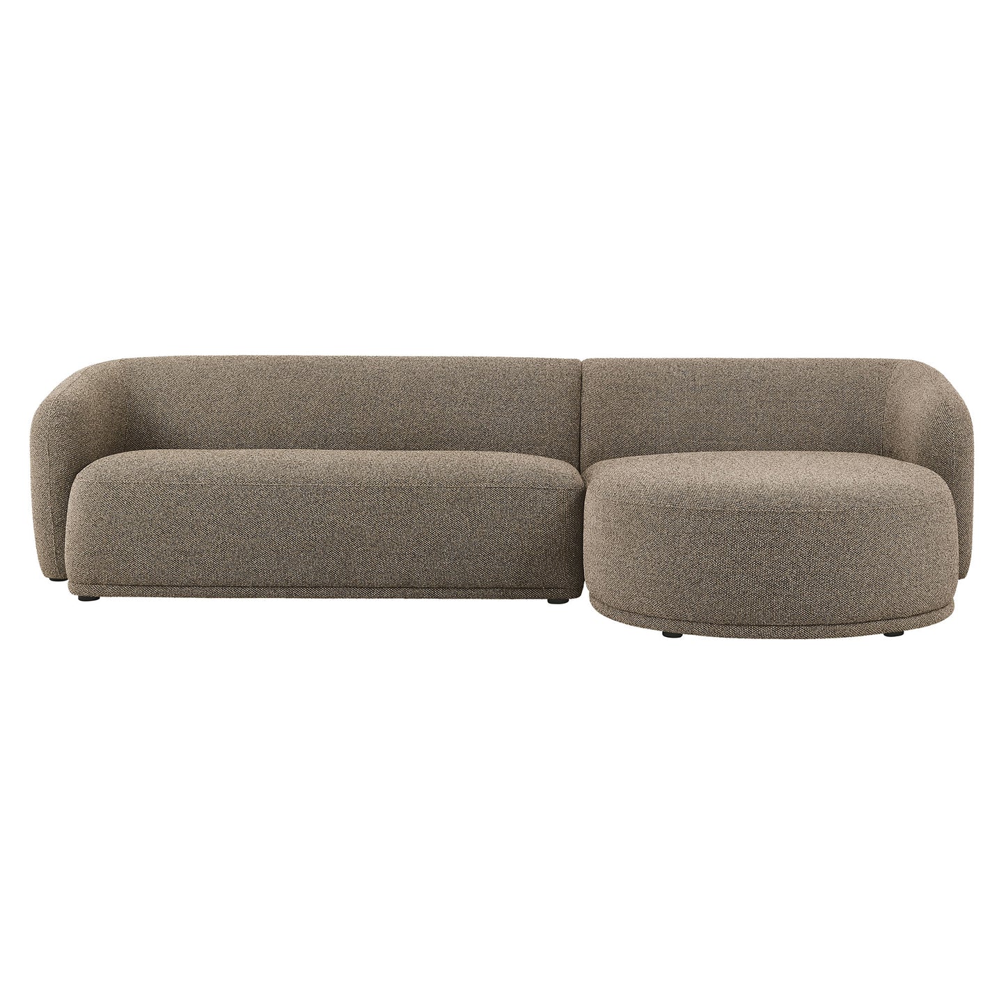 Monica 2 Piece Right Facing Boucle Fabric Modular Sofa with Chaise by Modway EEI-7503-ETH