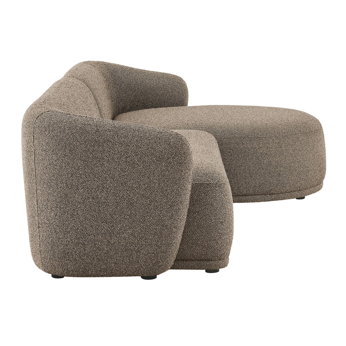 Monica 2 Piece Right Facing Boucle Fabric Modular Sofa with Chaise by Modway EEI-7503-ETH