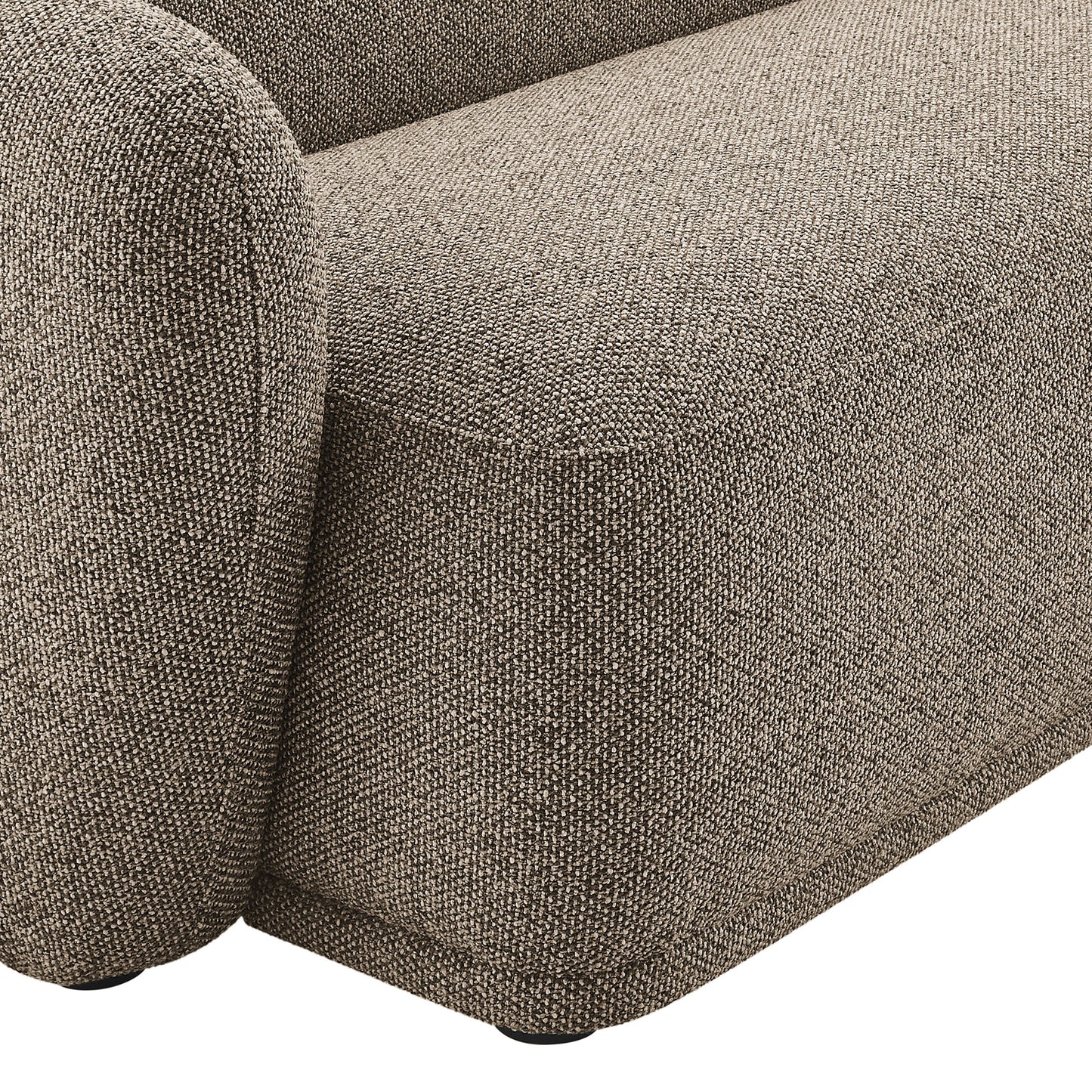 Monica 2 Piece Right Facing Boucle Fabric Modular Sofa with Chaise by Modway EEI-7503-ETH