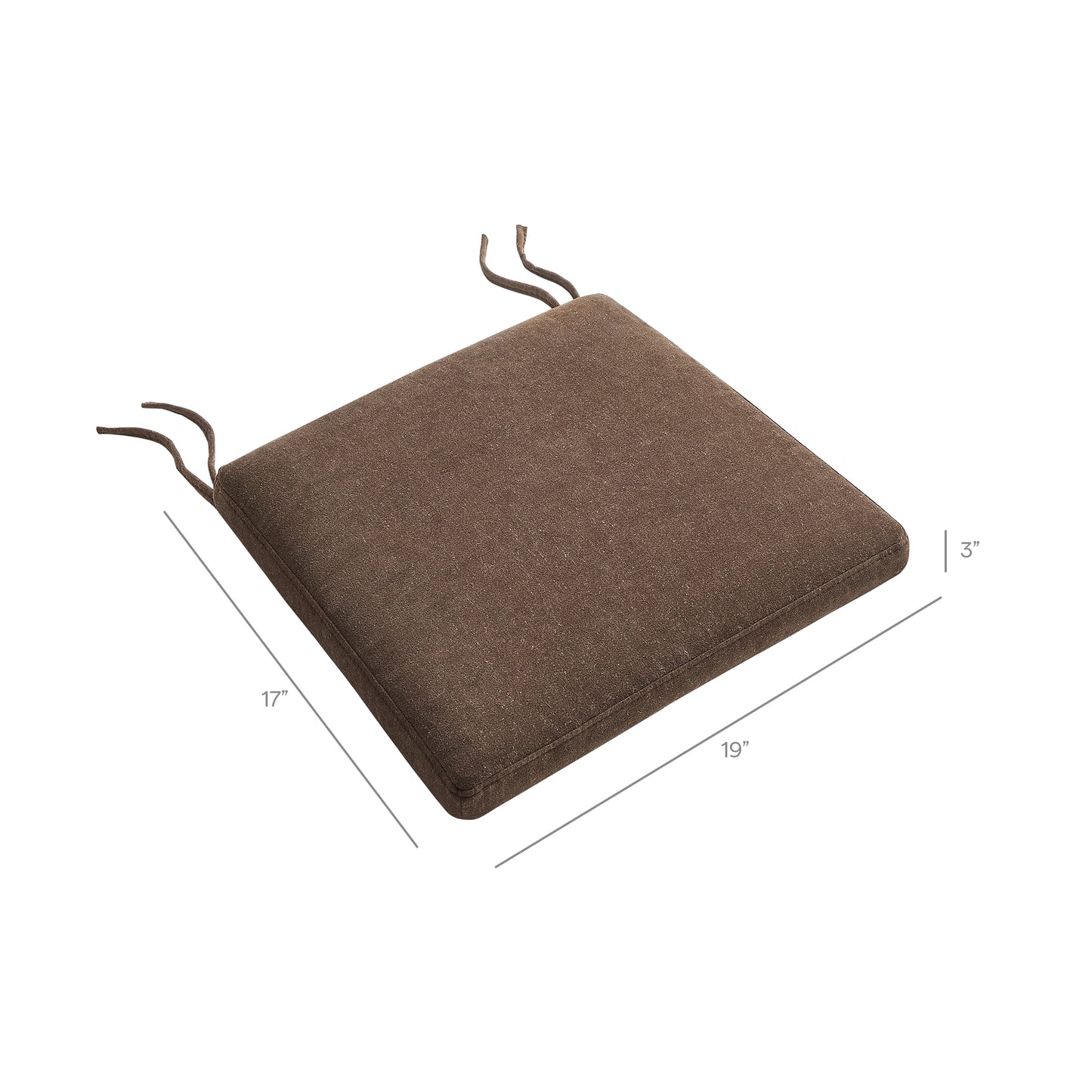 Jax Fabric Dining Chair Seat Cushion by Modway