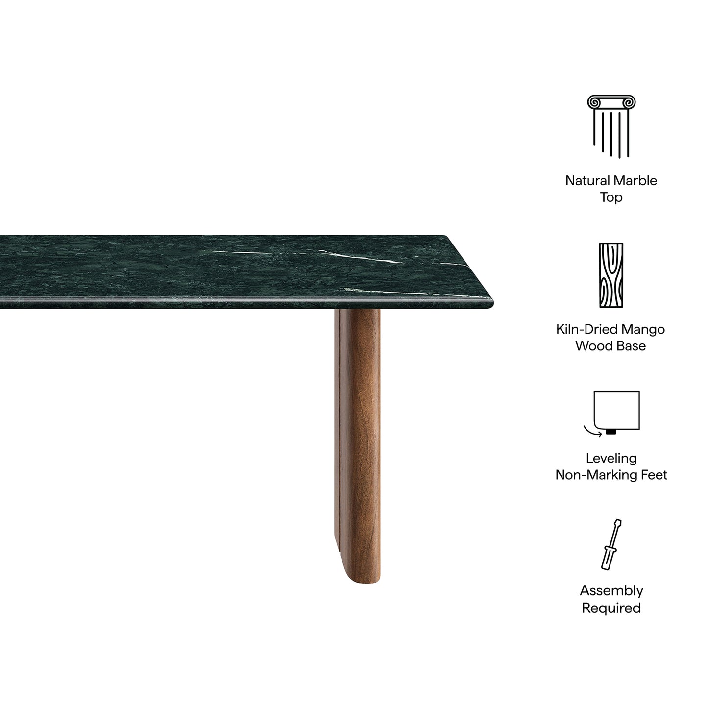 Amistad Marble Coffee Table by Modway