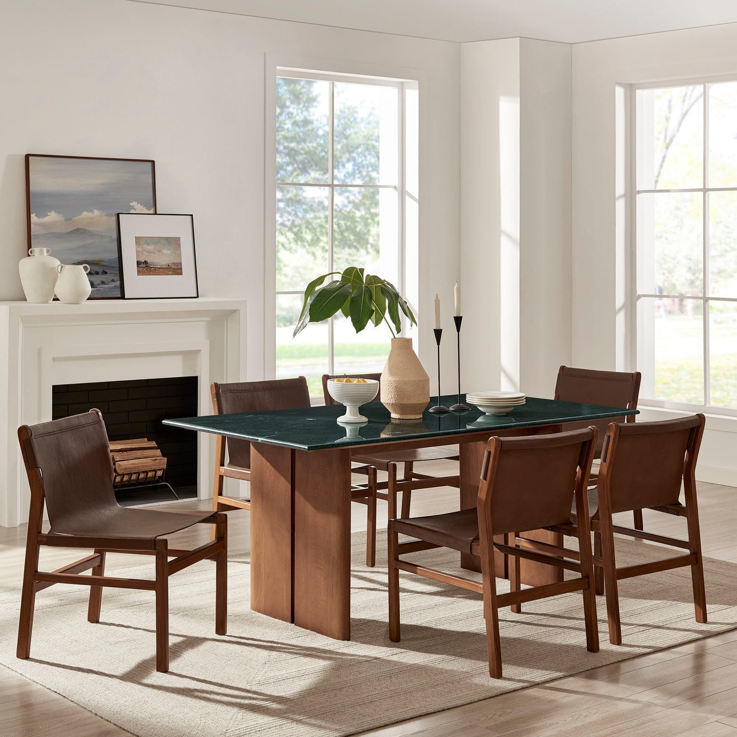 Amistad 72 Inch Marble Dining Table by Modway