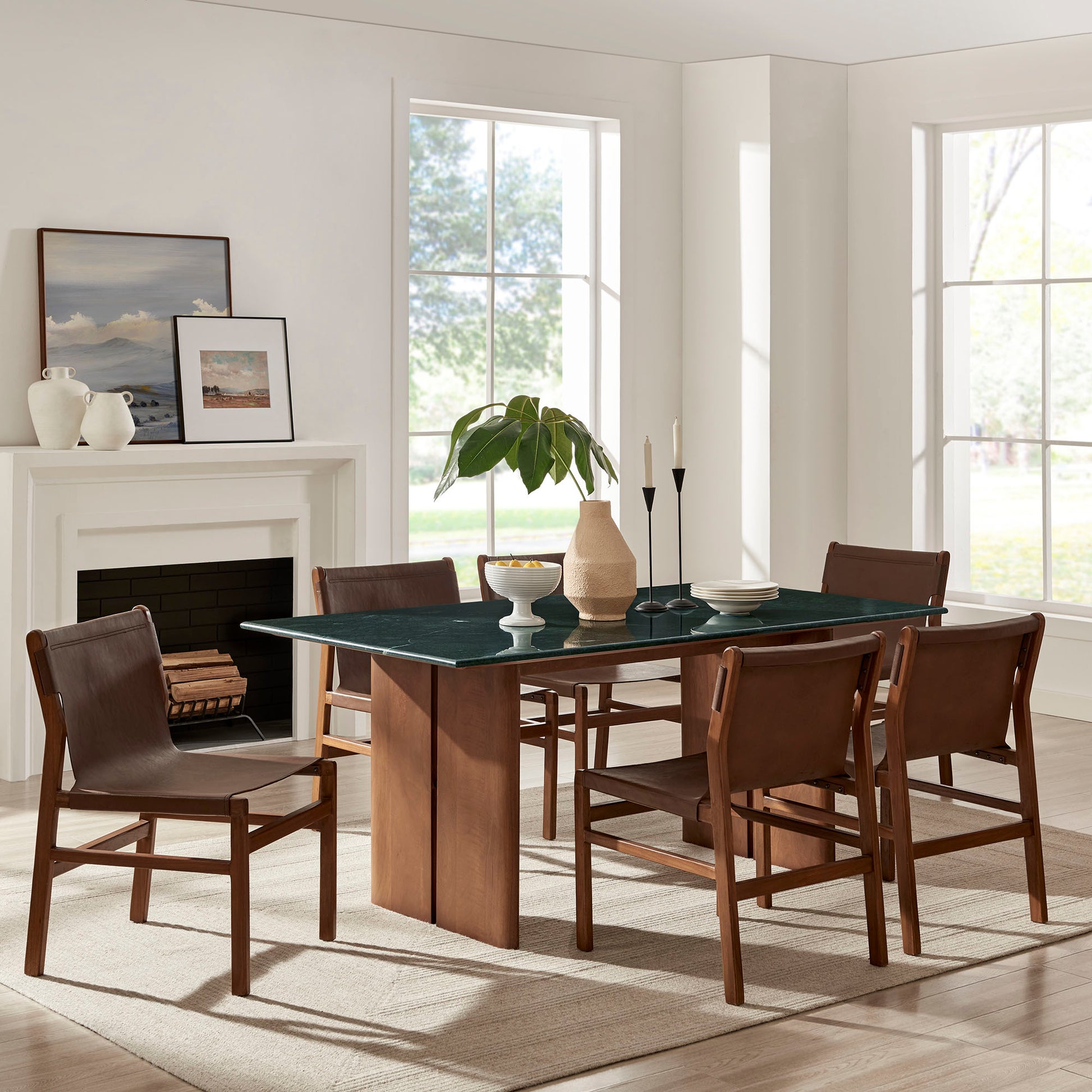 Amistad 72 Inch Marble Dining Table by Modway