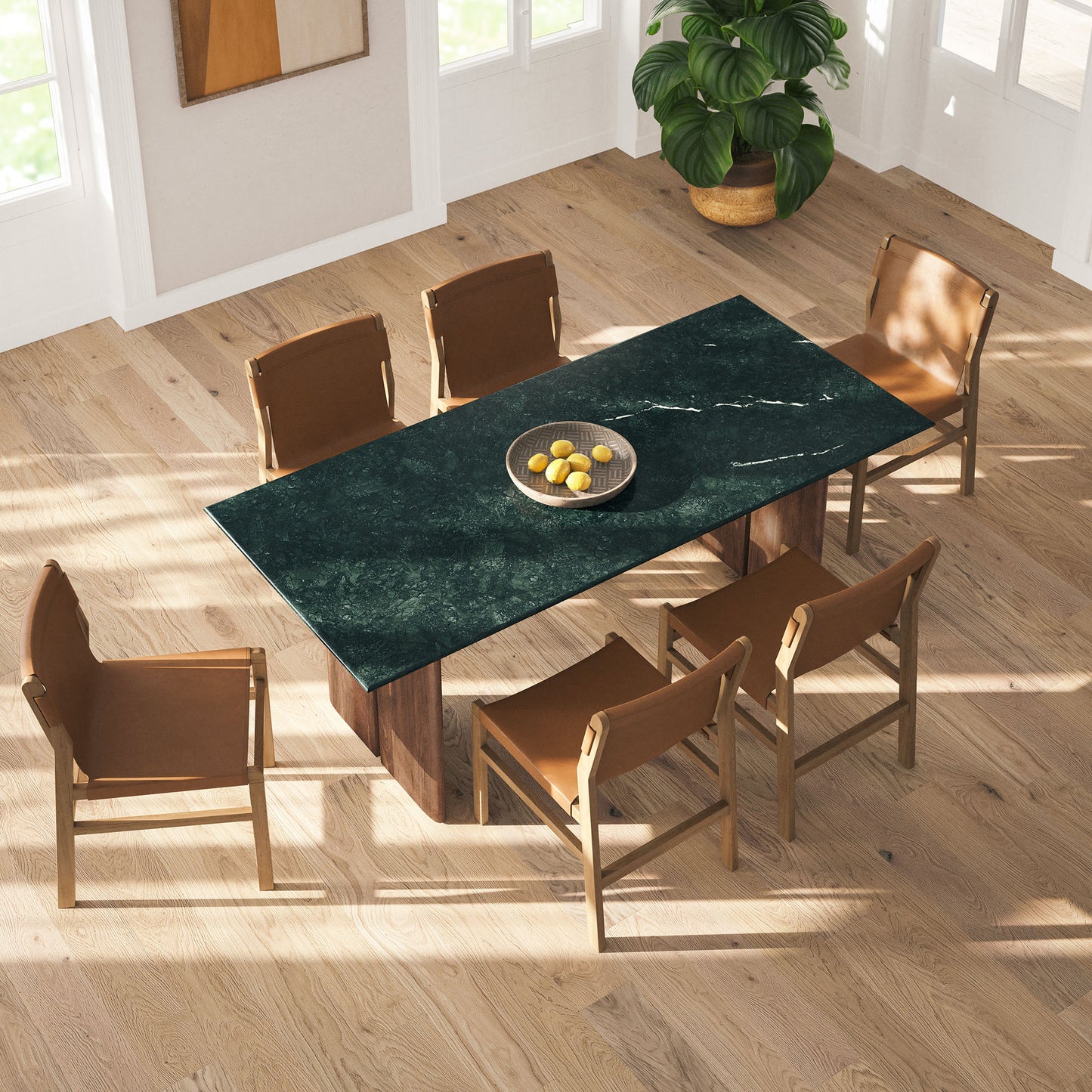 Amistad 86 Inch Marble Dining Table by Modway