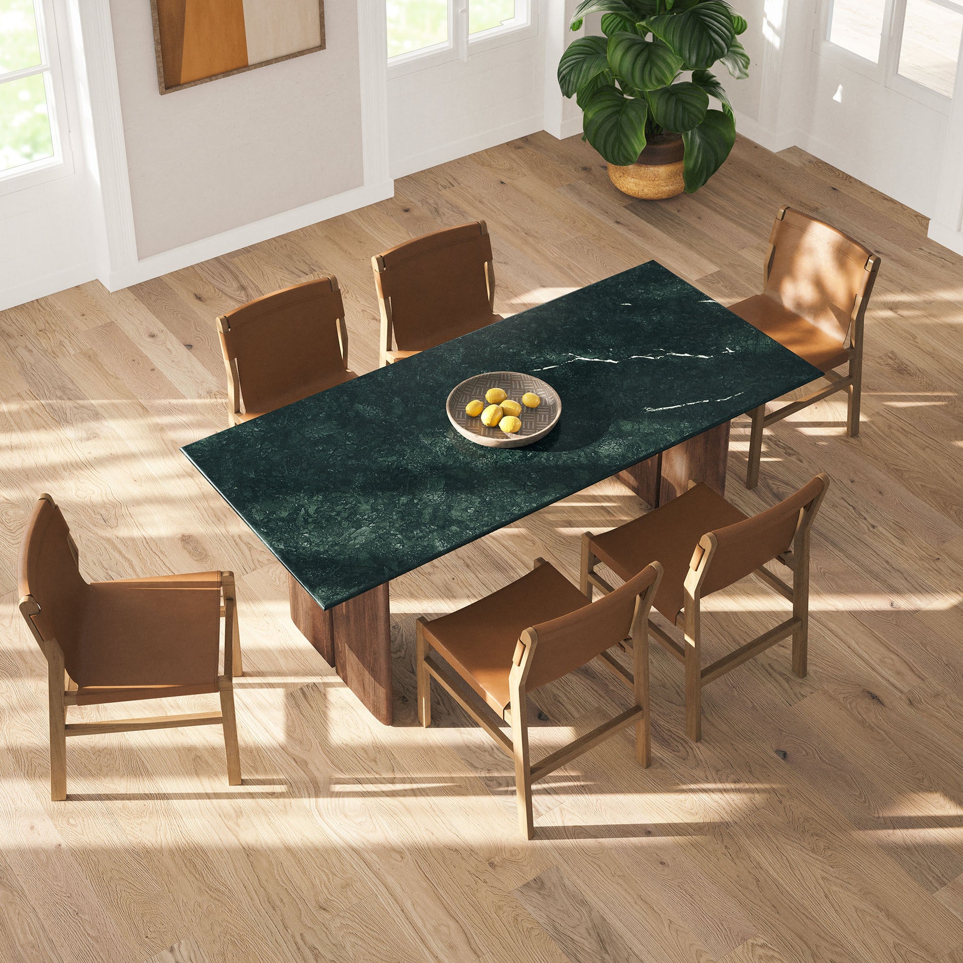 Amistad 86 Inch Marble Dining Table by Modway