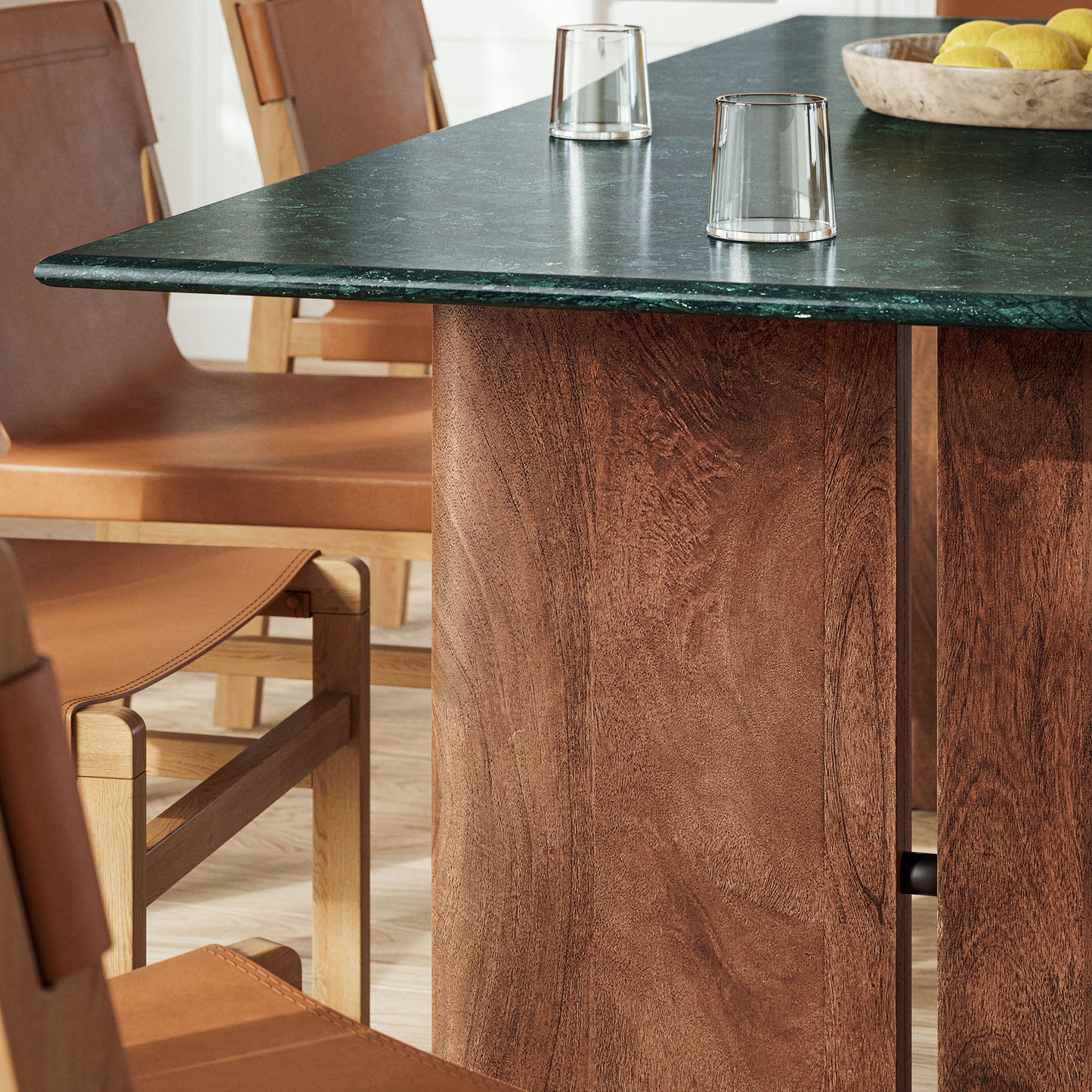 Amistad 86 Inch Marble Dining Table by Modway