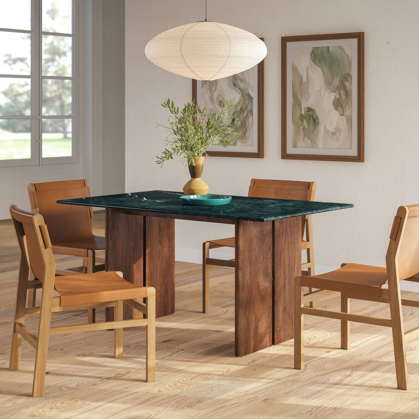 Amistad 60 Inch Marble Dining Table by Modway