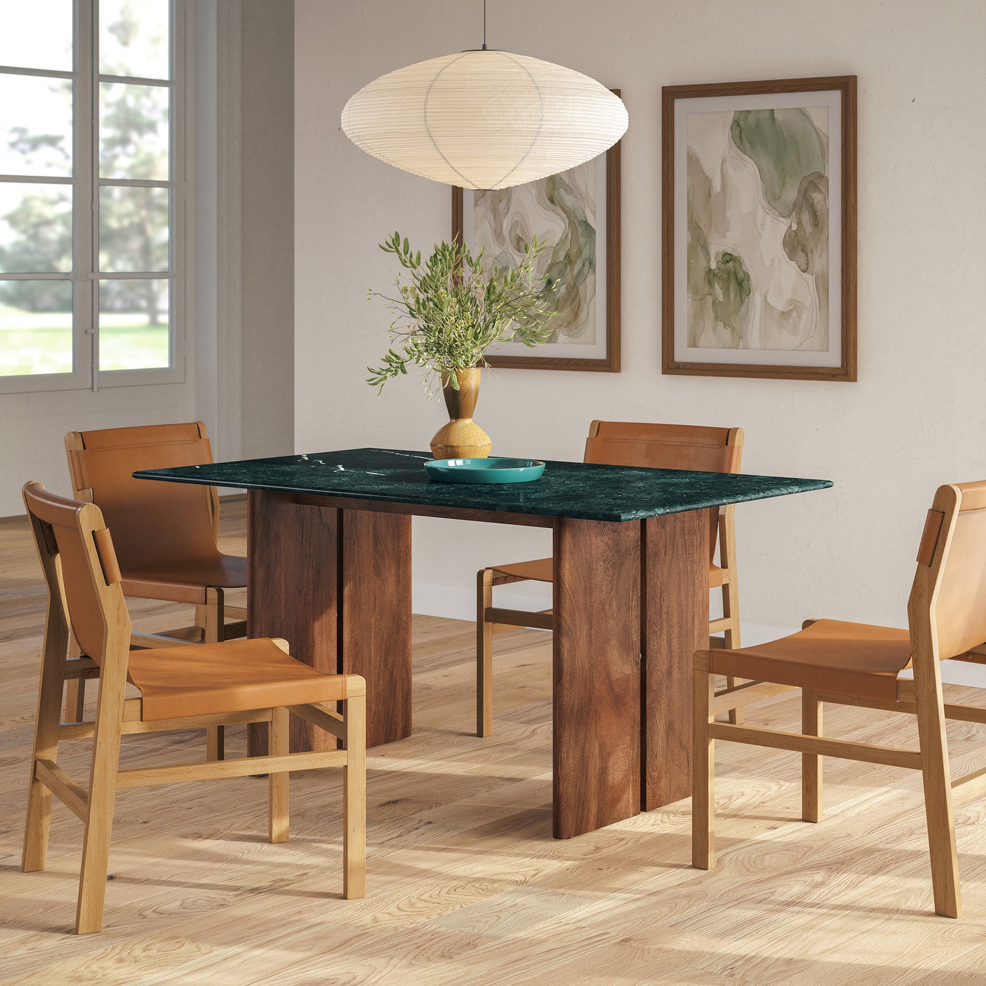 Amistad 60 Inch Marble Dining Table by Modway